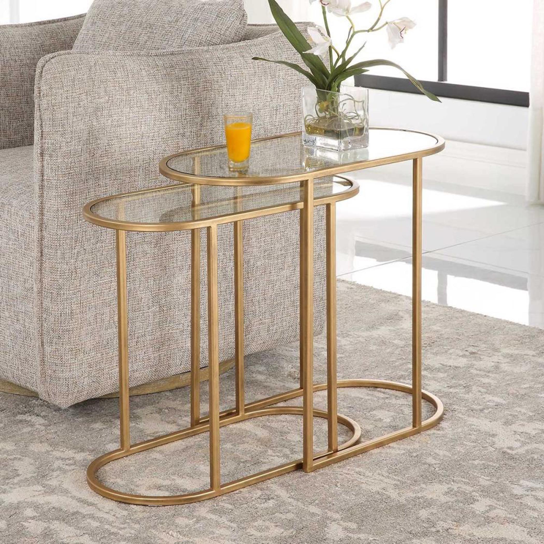 Glass Top Nesting Table - Set of 2-furniture-livingroom-nestoftables-image-1