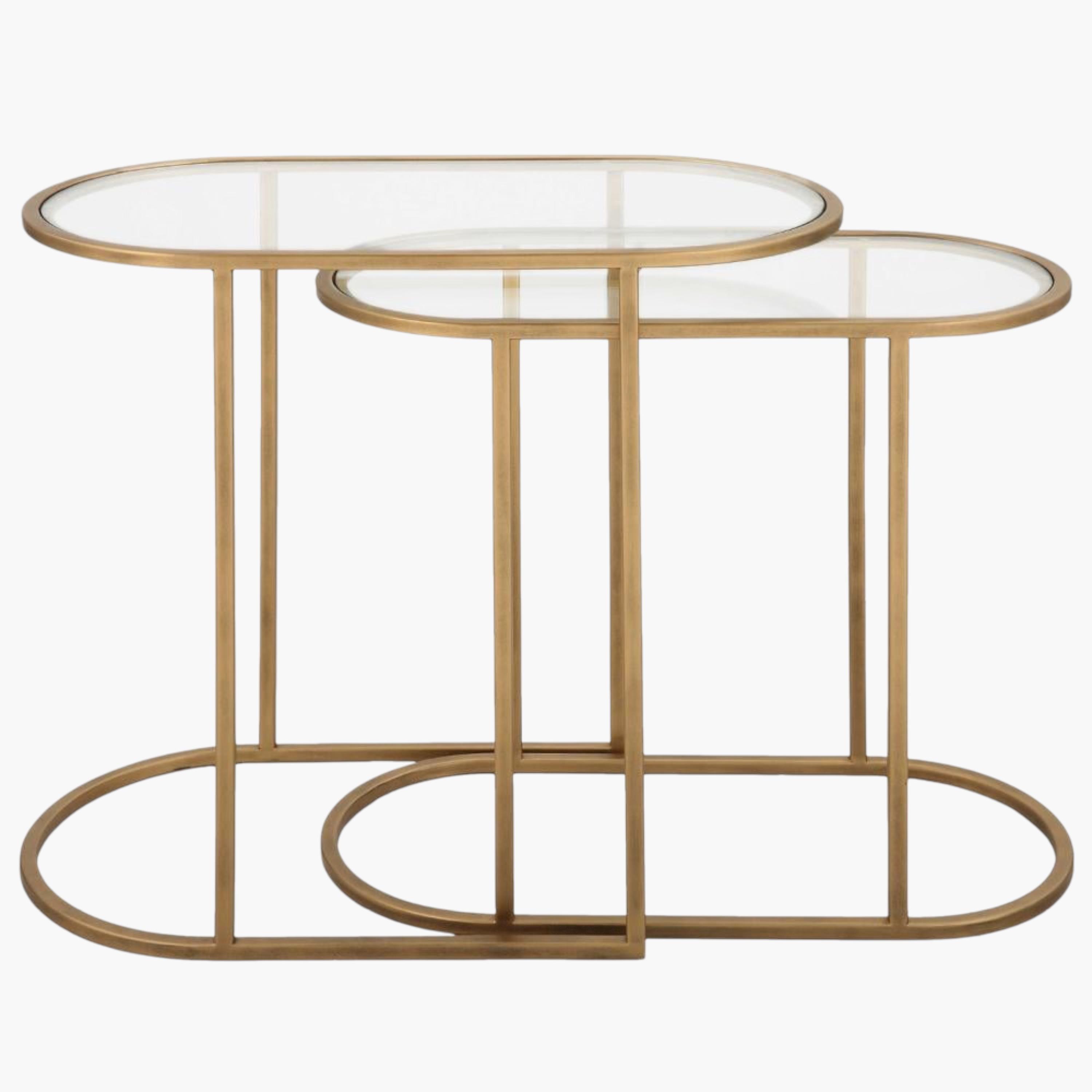 Glass Top Nesting Table - Set of 2-furniture-livingroom-nestoftables-image-2
