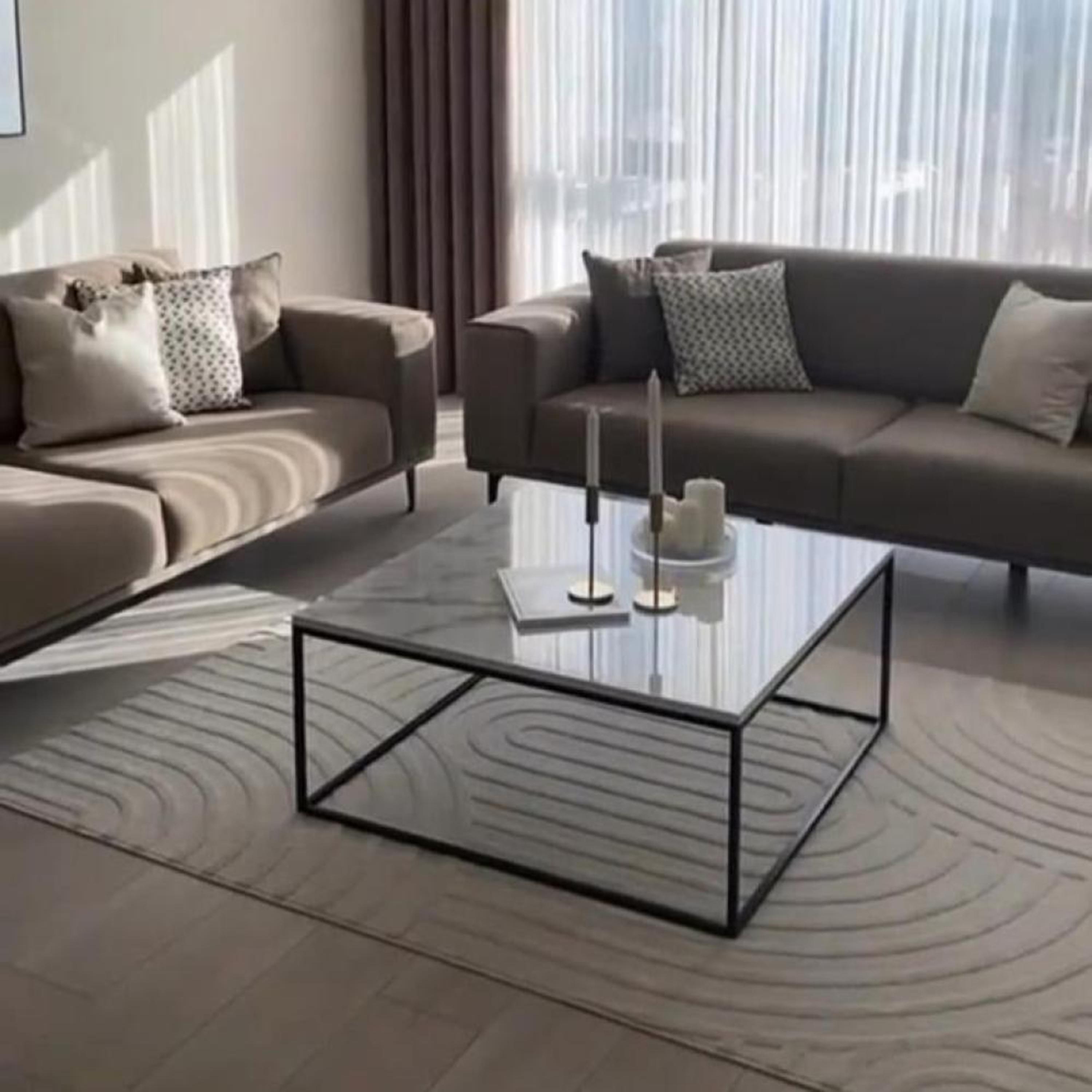 Wooden Top Coffee Table - 100x100x50 cms-furniture-livingroom-coffeetables-image-4