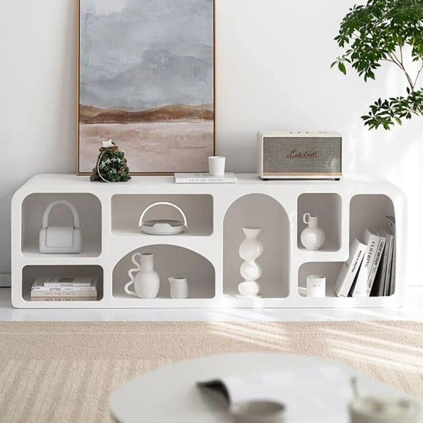 Wooden Top Plasma Table - 180x40x60 cm-furniture-livingroom-consoletablesandmirrors-image-1