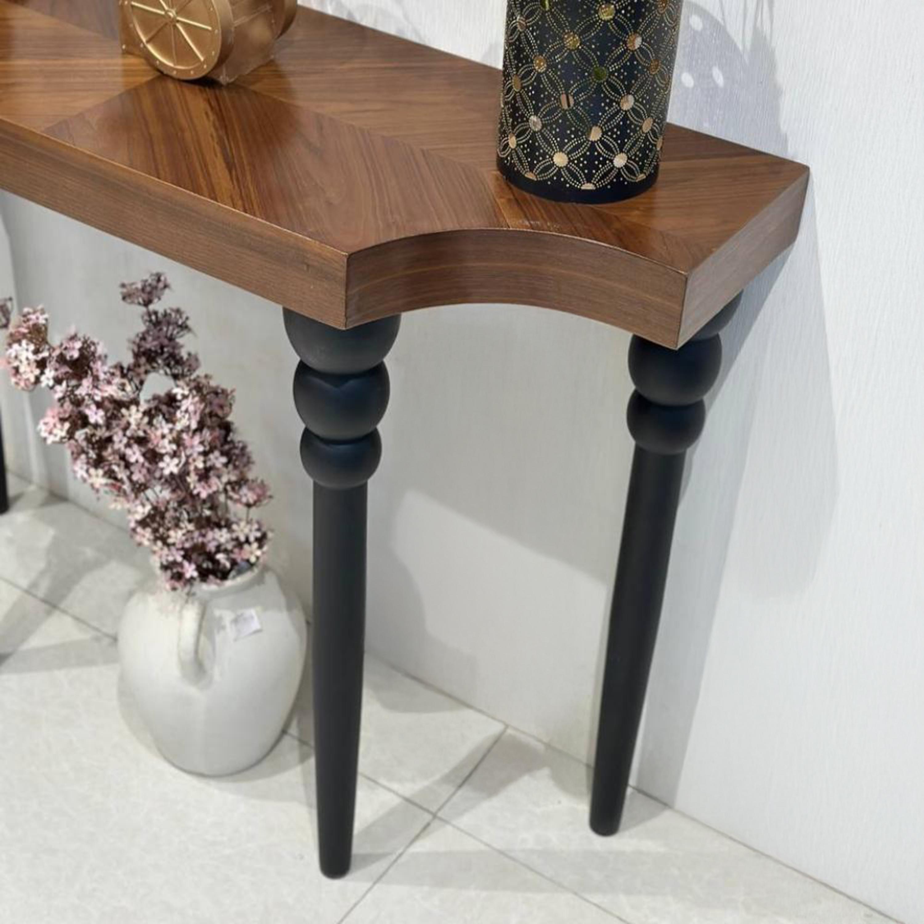 Wooden Top Console Table -120x40x90 cms-furniture-livingroom-consoletablesandmirrors-image-4