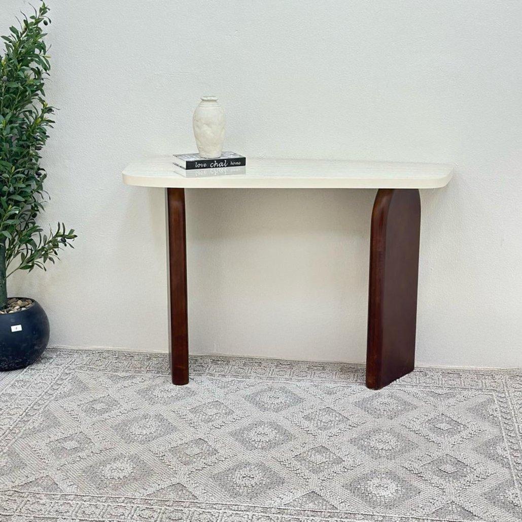 Marble Top Console Table-furniture-livingroom-consoletablesandmirrors-image-1