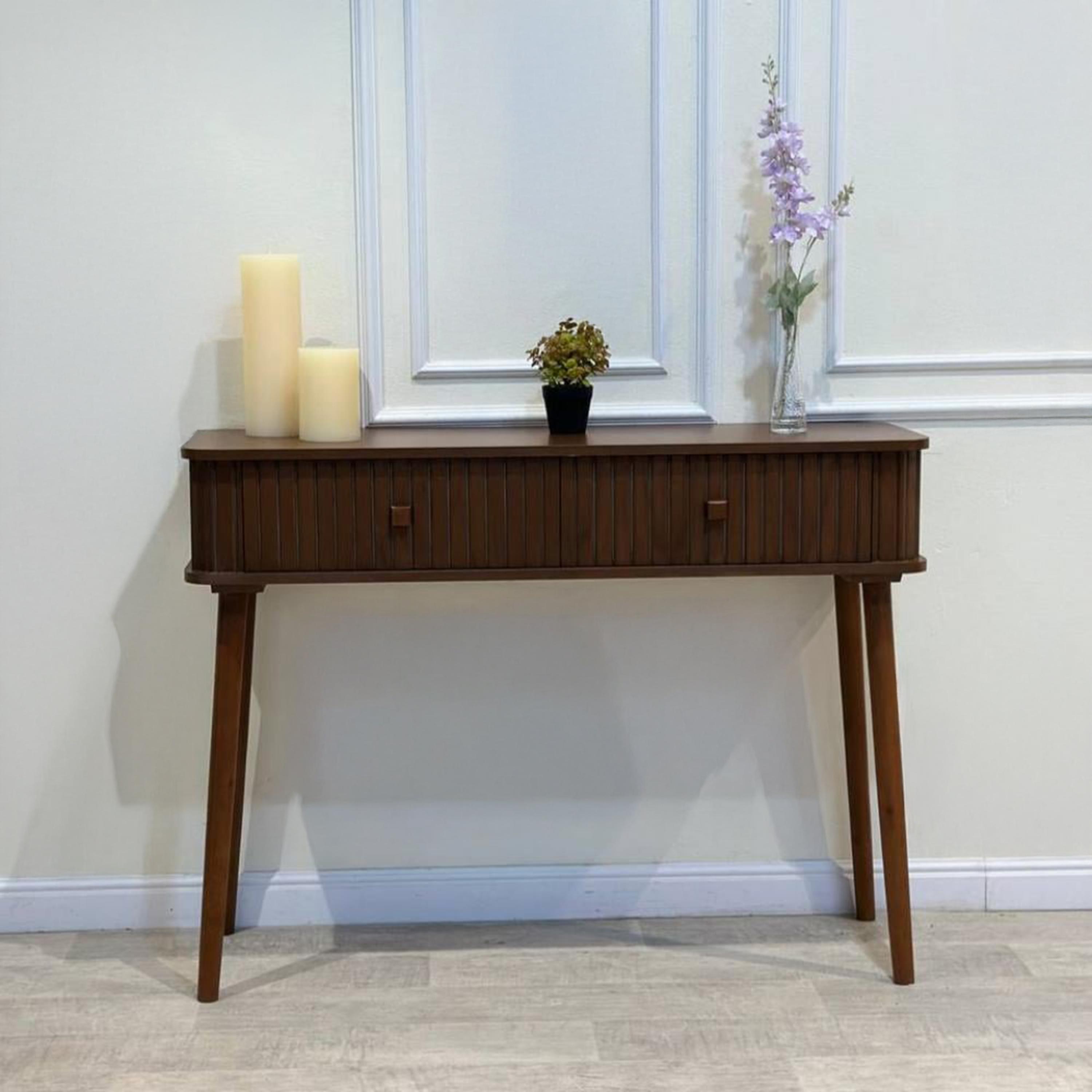 Wooden Top Console Table-furniture-livingroom-consoletablesandmirrors-image-1