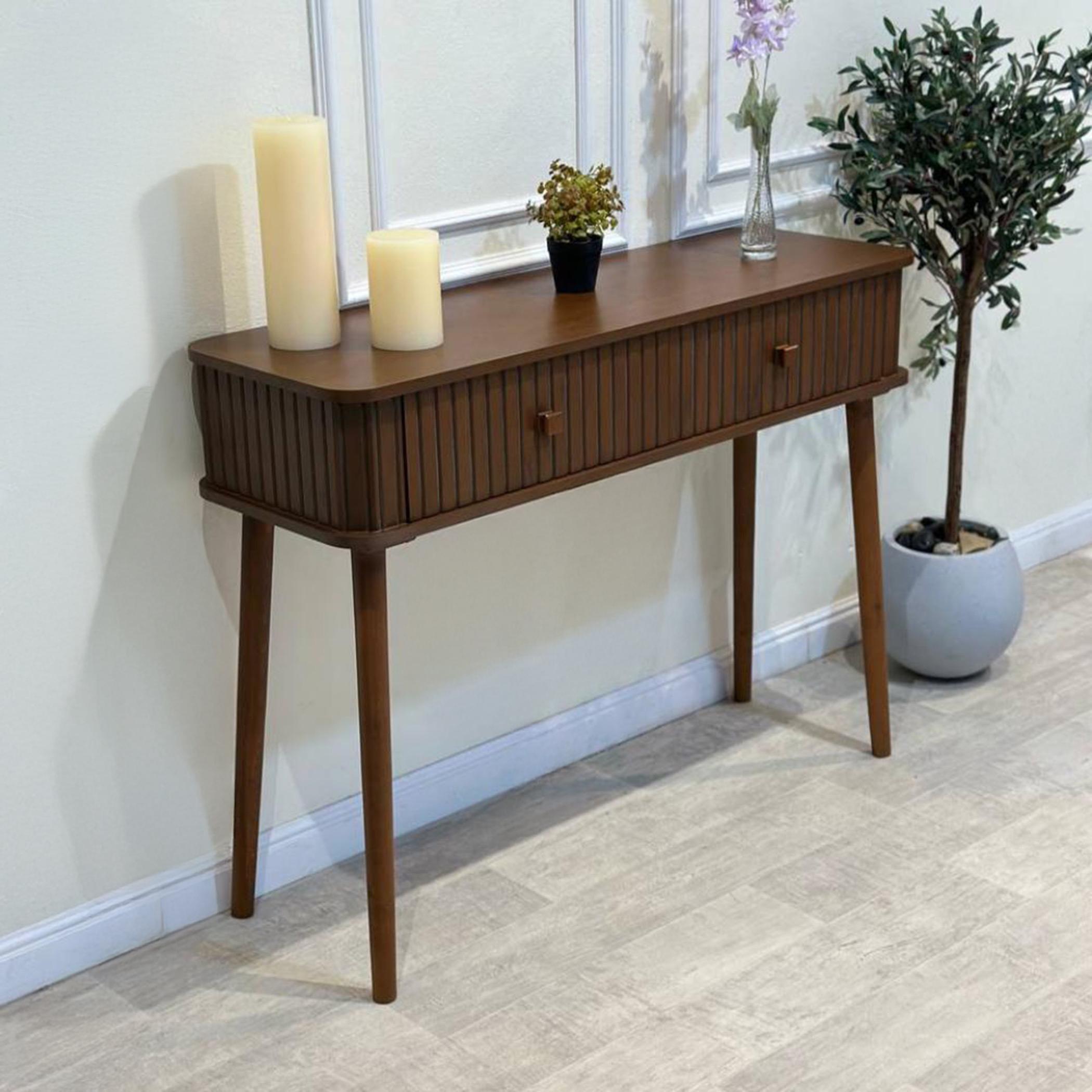 Wooden Top Console Table-furniture-livingroom-consoletablesandmirrors-image-2