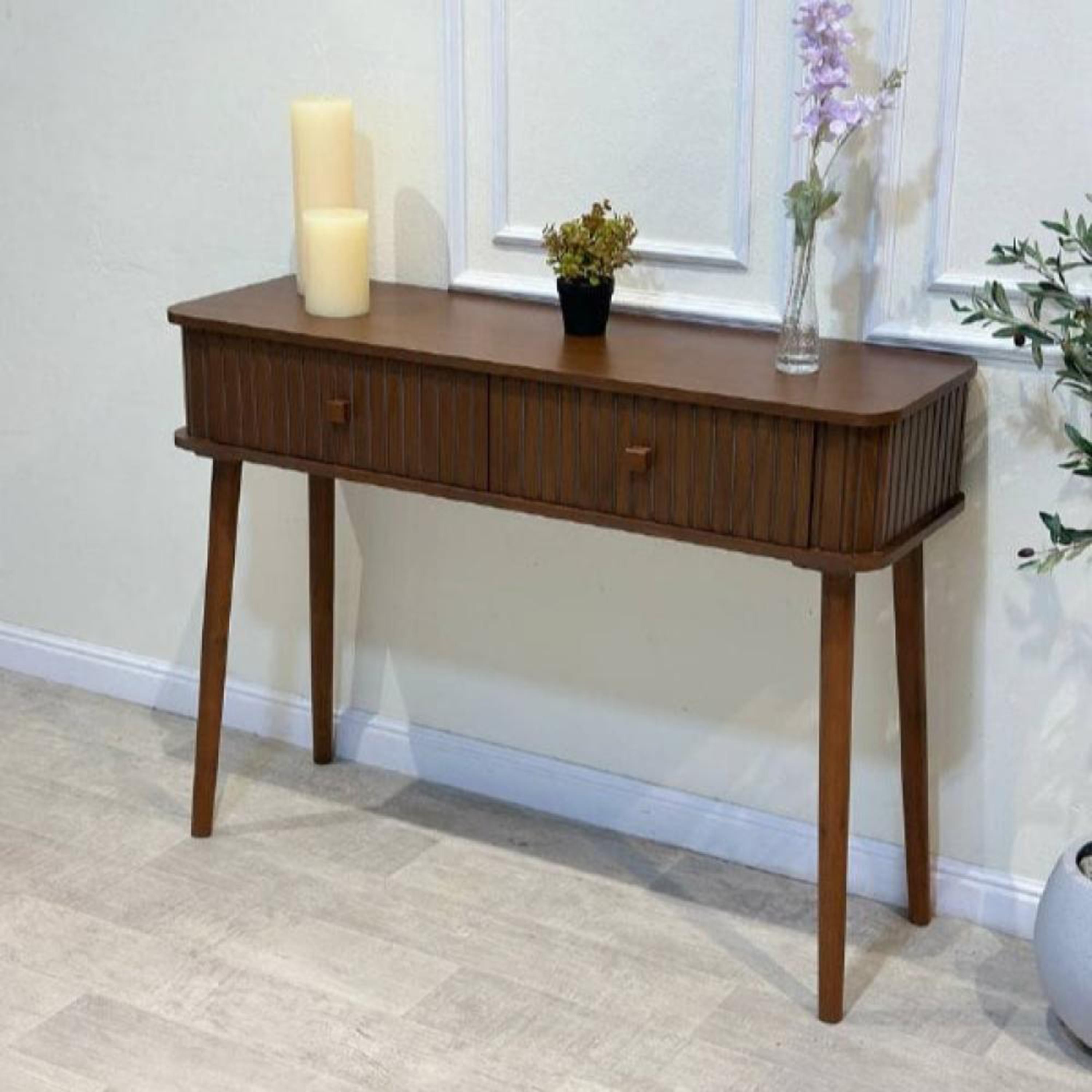 Wooden Top Console Table-furniture-livingroom-consoletablesandmirrors-image-3