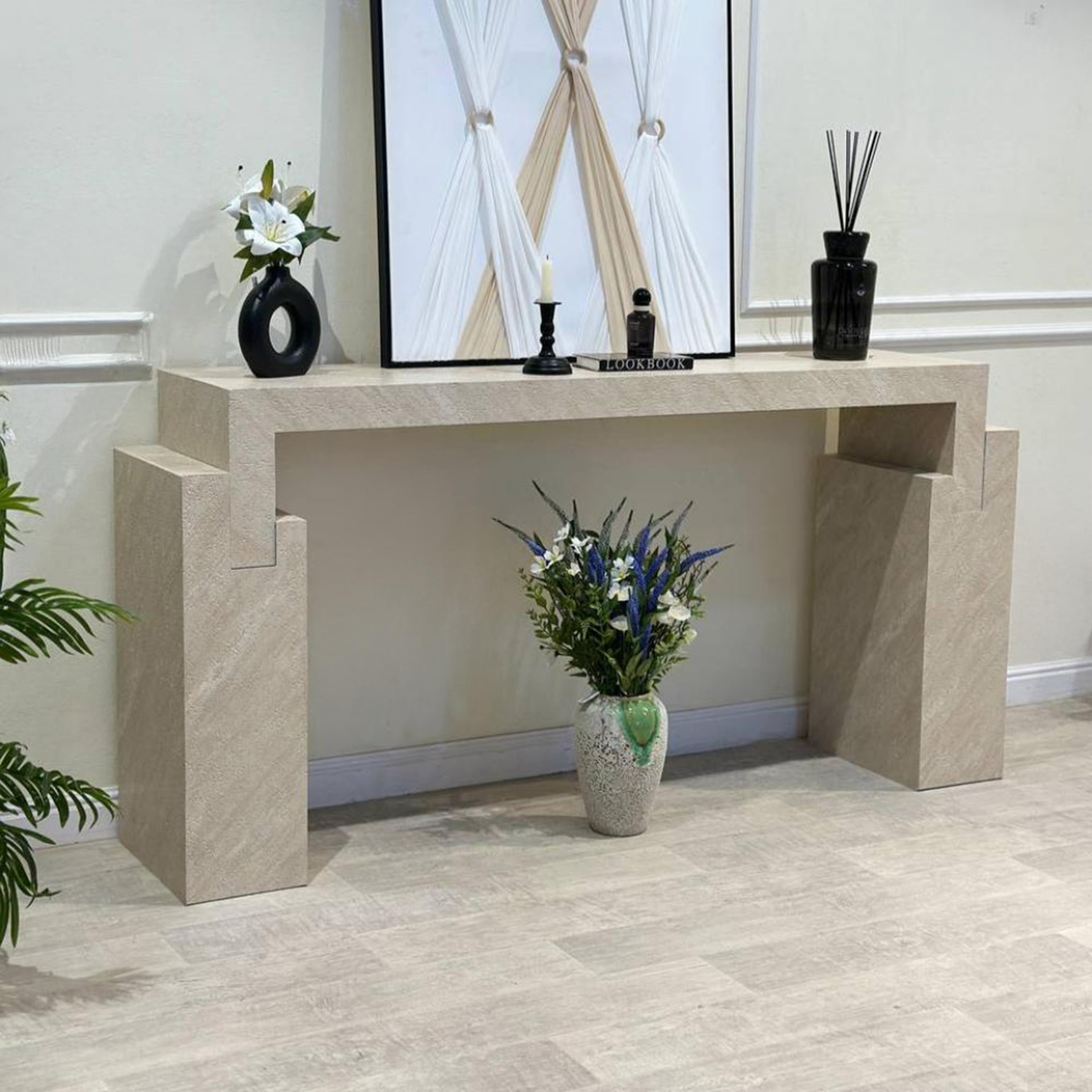 Marble Top Console Table-furniture-livingroom-coffeetables-image-1