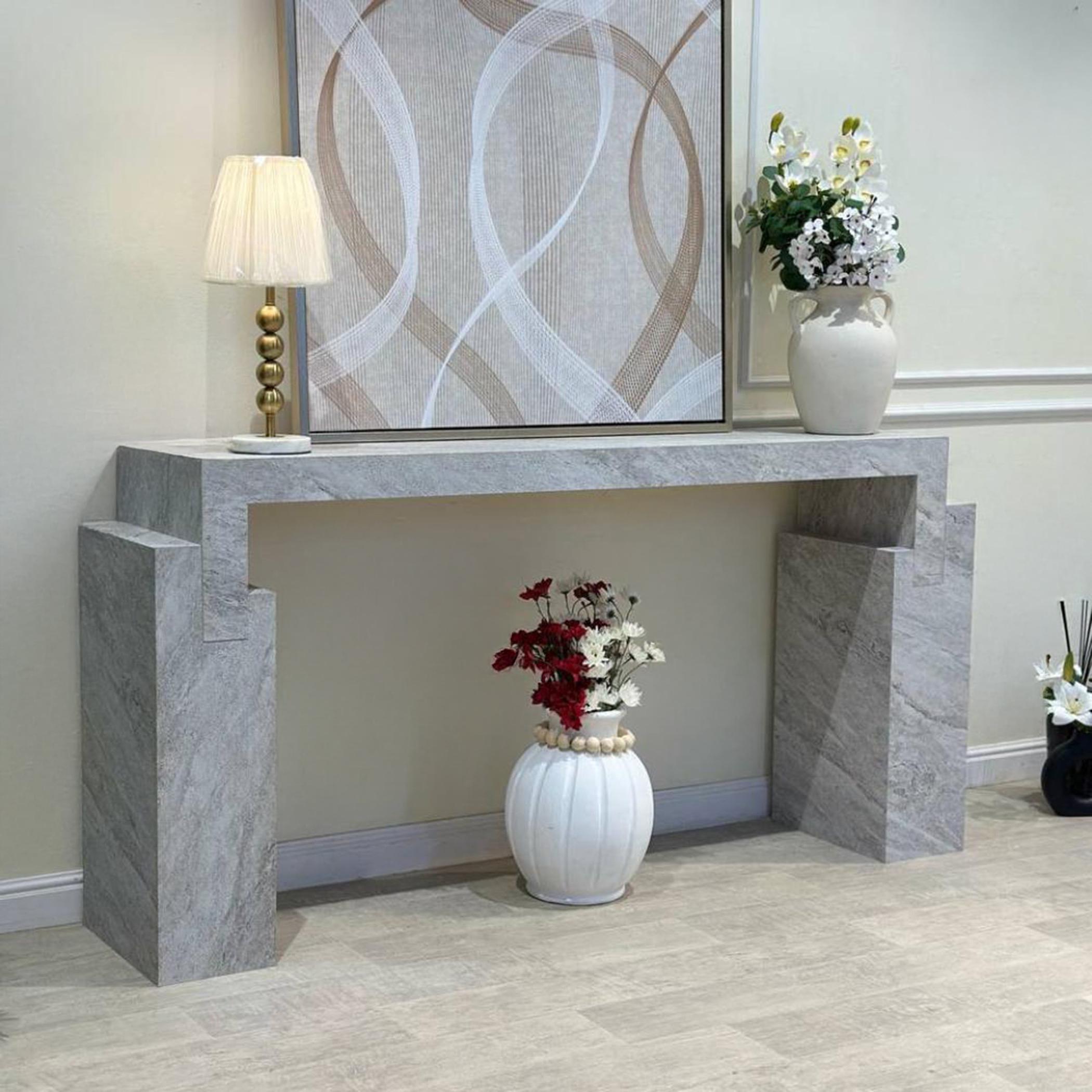 Marble Top Console Table-furniture-livingroom-consoletablesandmirrors-image-1