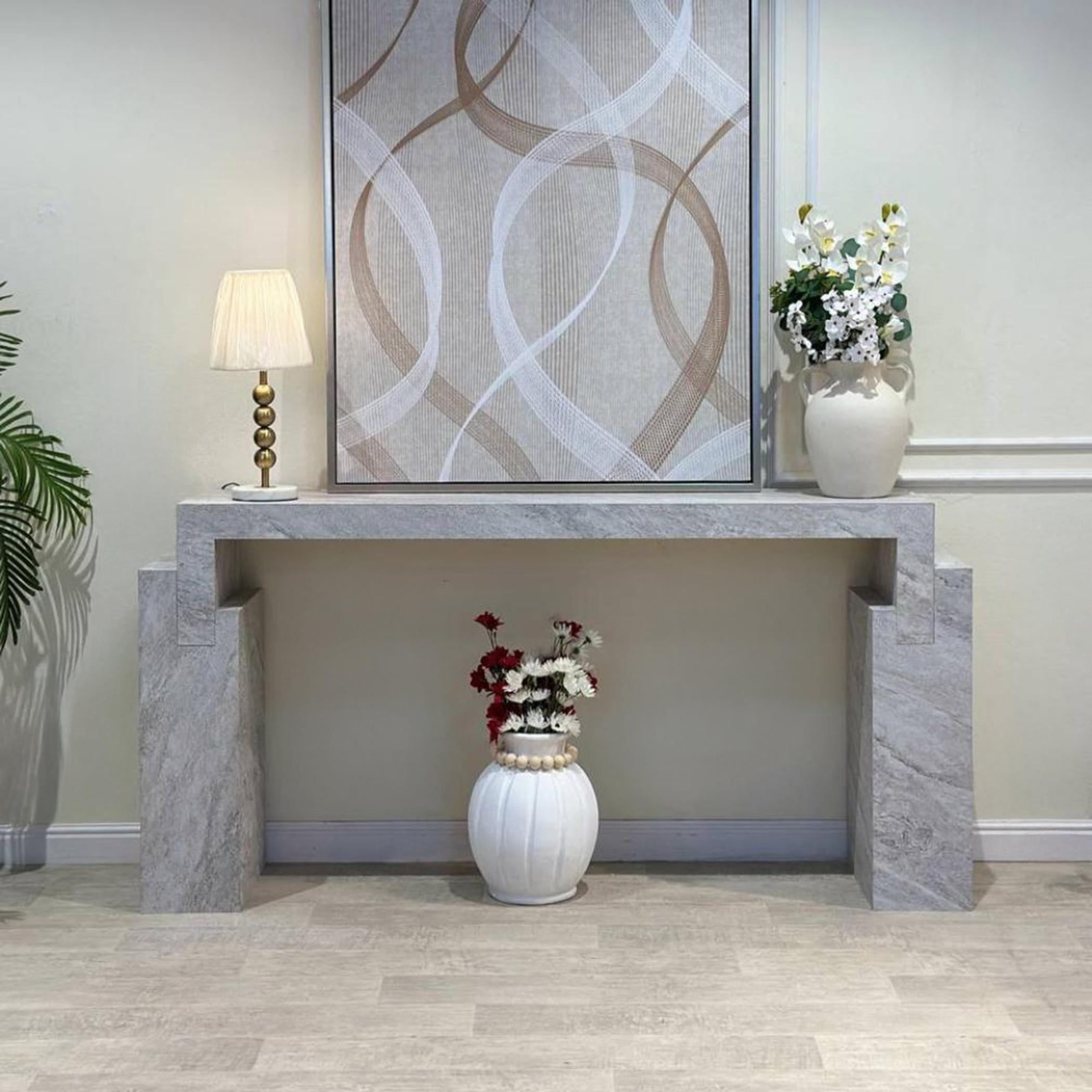 Marble Top Console Table-furniture-livingroom-consoletablesandmirrors-image-2