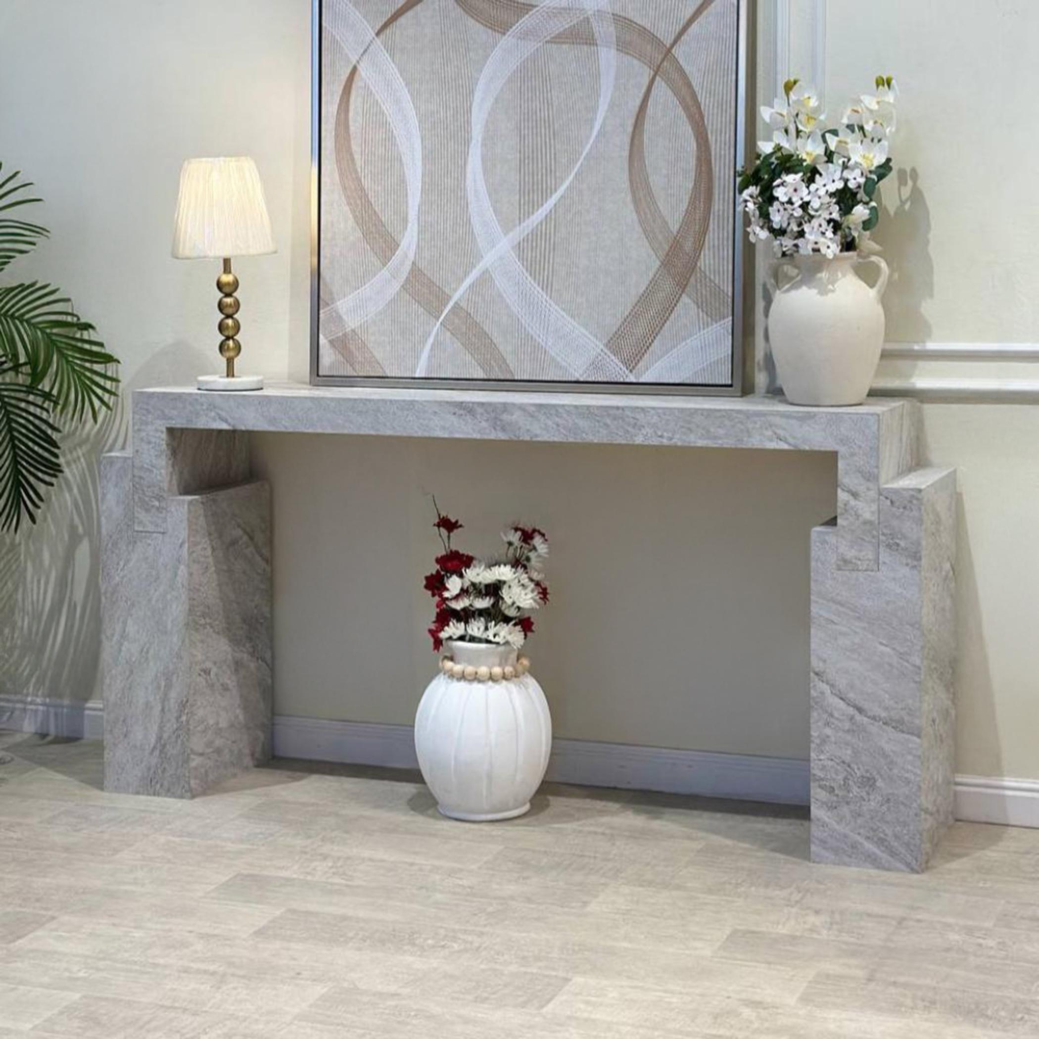 Marble Top Console Table-furniture-livingroom-consoletablesandmirrors-image-3