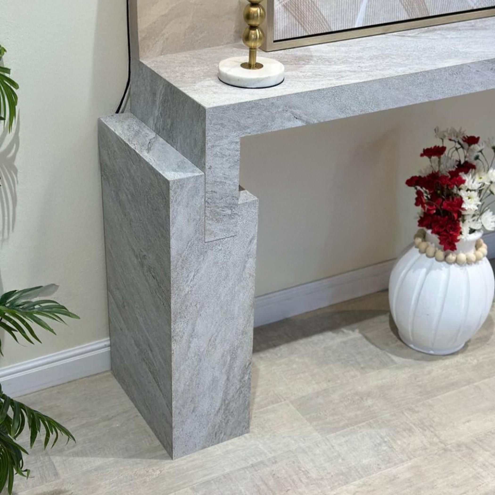 Marble Top Console Table-furniture-livingroom-consoletablesandmirrors-image-4