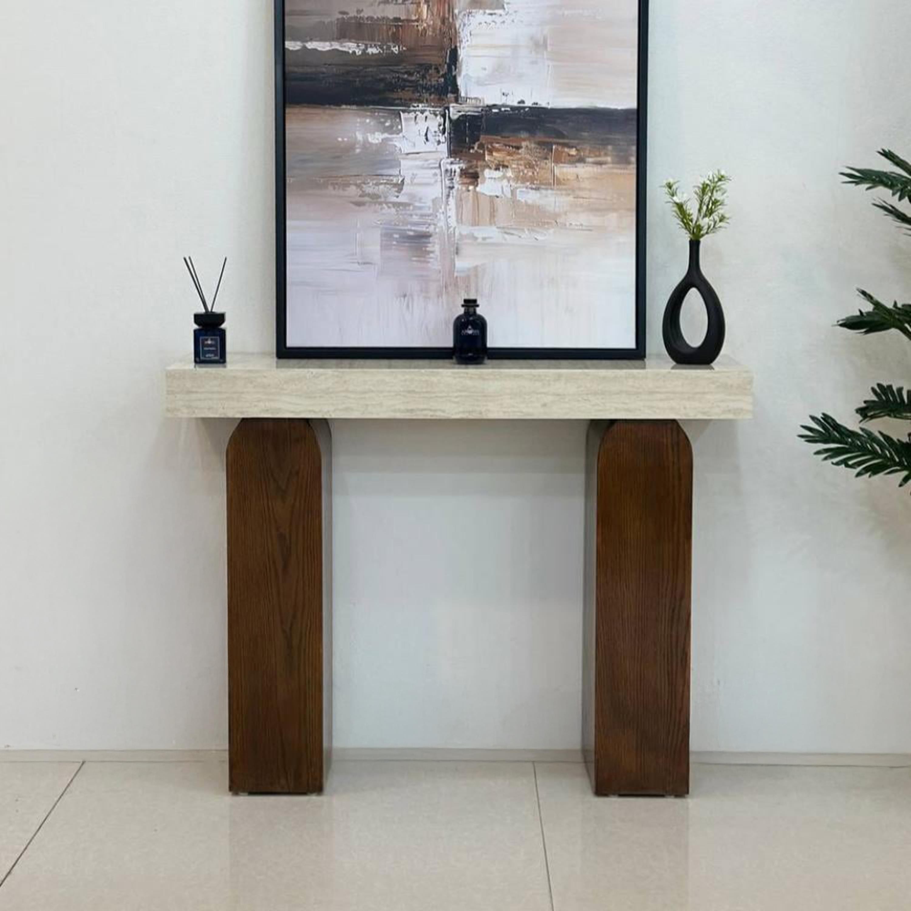 Marble Top Console Table-furniture-livingroom-consoletablesandmirrors-image-1