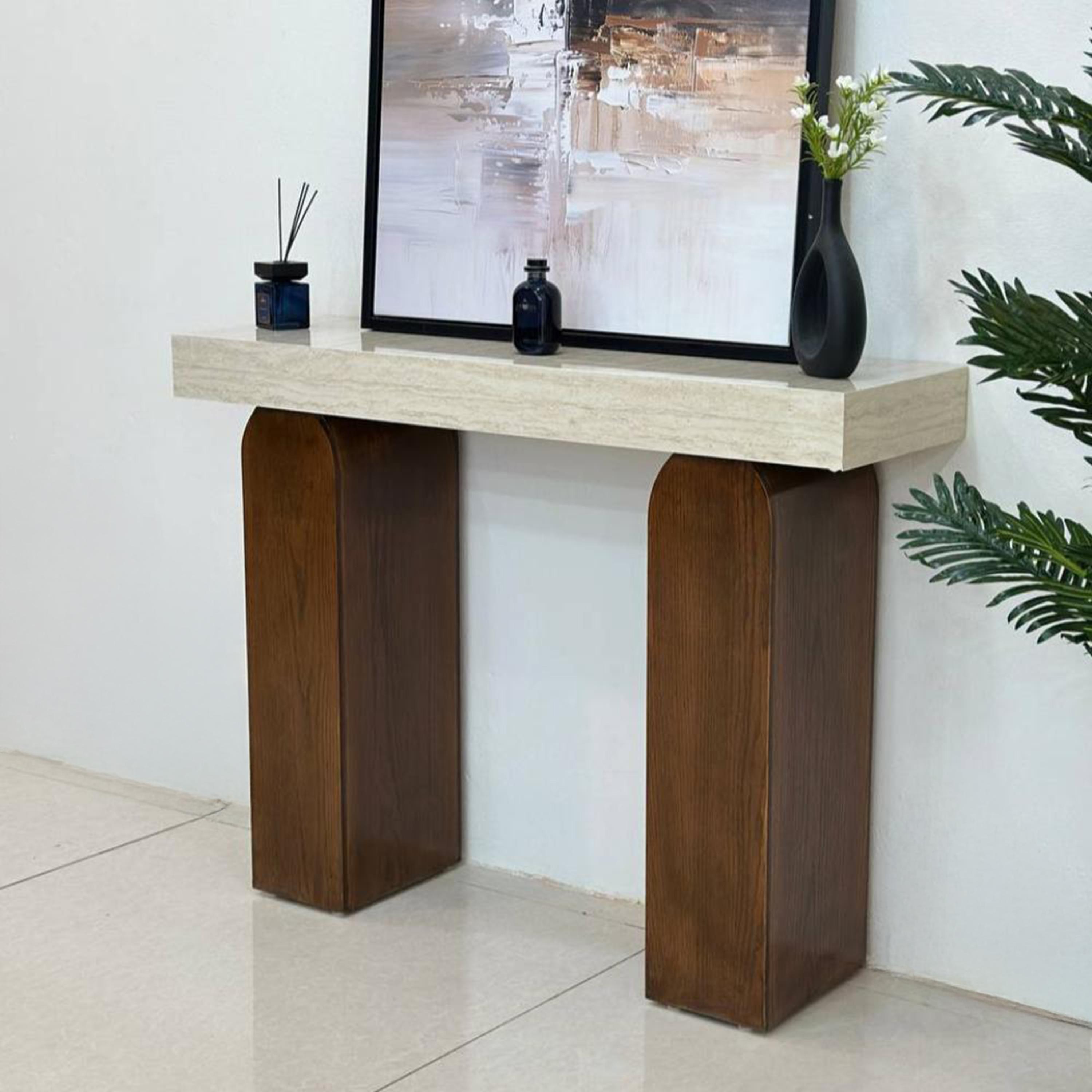 Marble Top Console Table-furniture-livingroom-consoletablesandmirrors-image-2