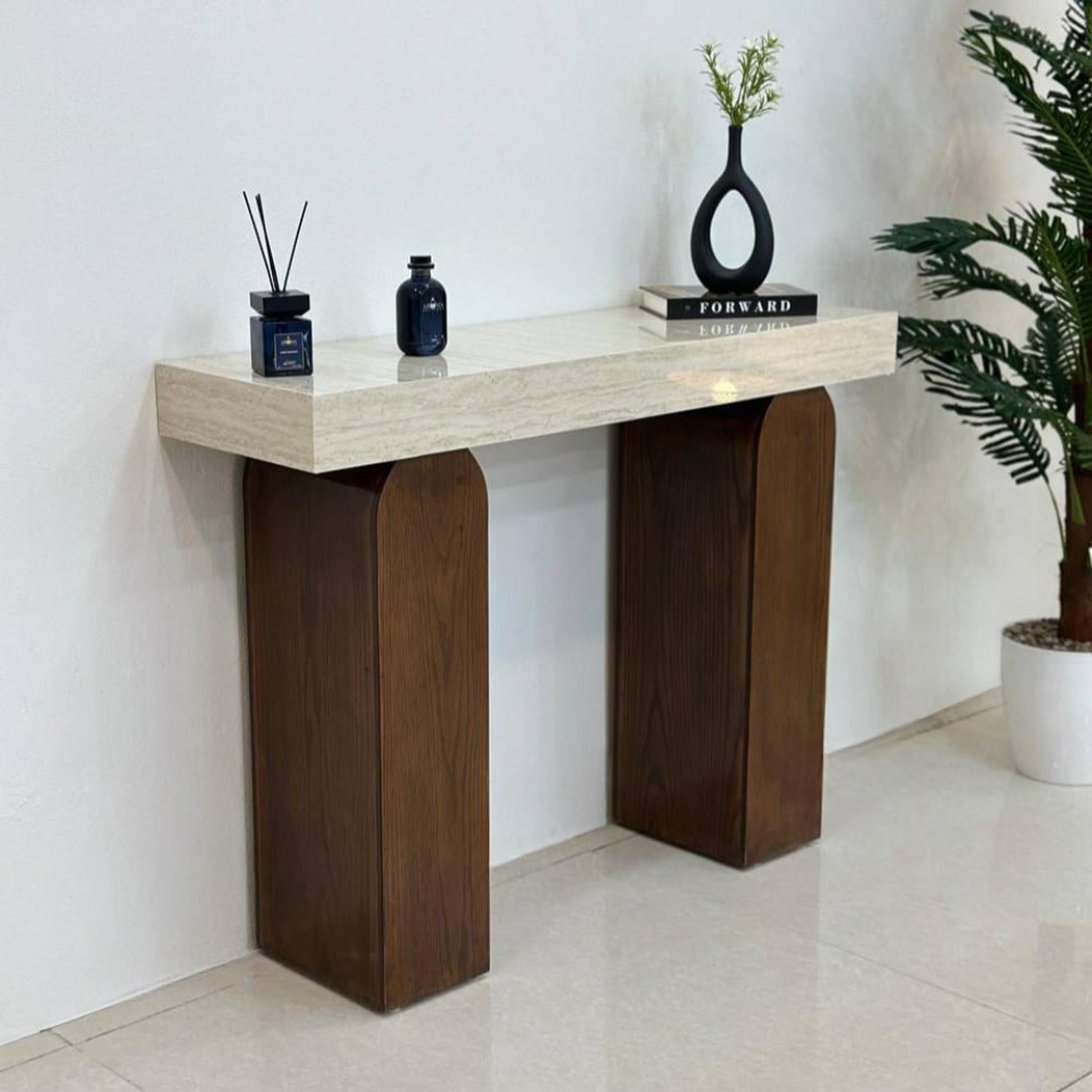 Marble Top Console Table-furniture-livingroom-consoletablesandmirrors-image-3
