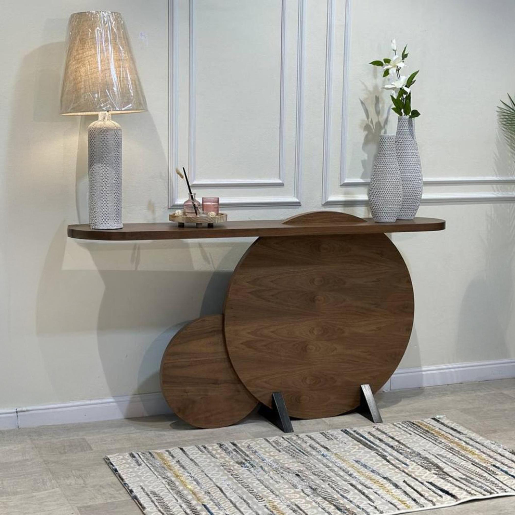 Wooden Top Console Table-furniture-livingroom-consoletablesandmirrors-image-1