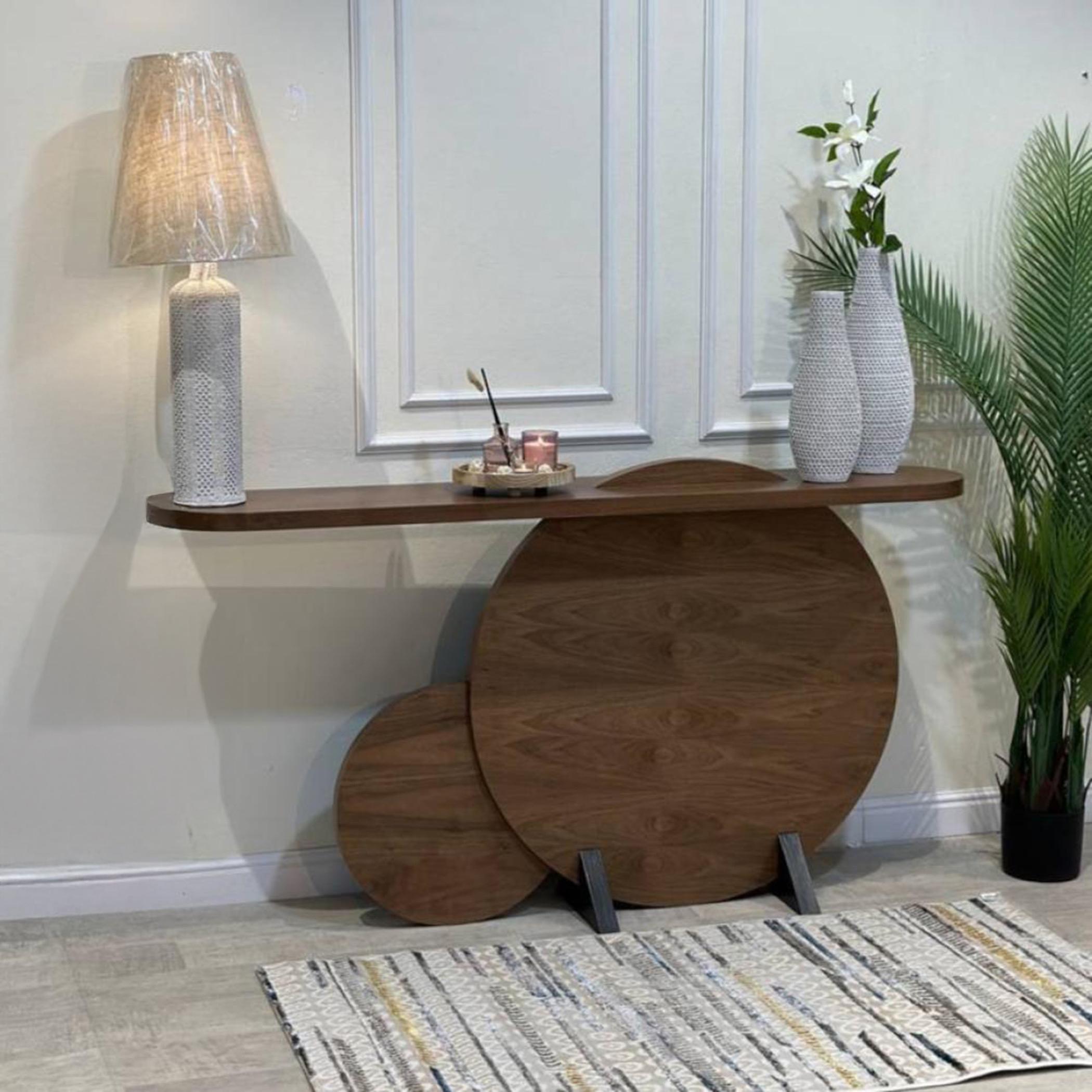 Wooden Top Console Table-furniture-livingroom-consoletablesandmirrors-image-2