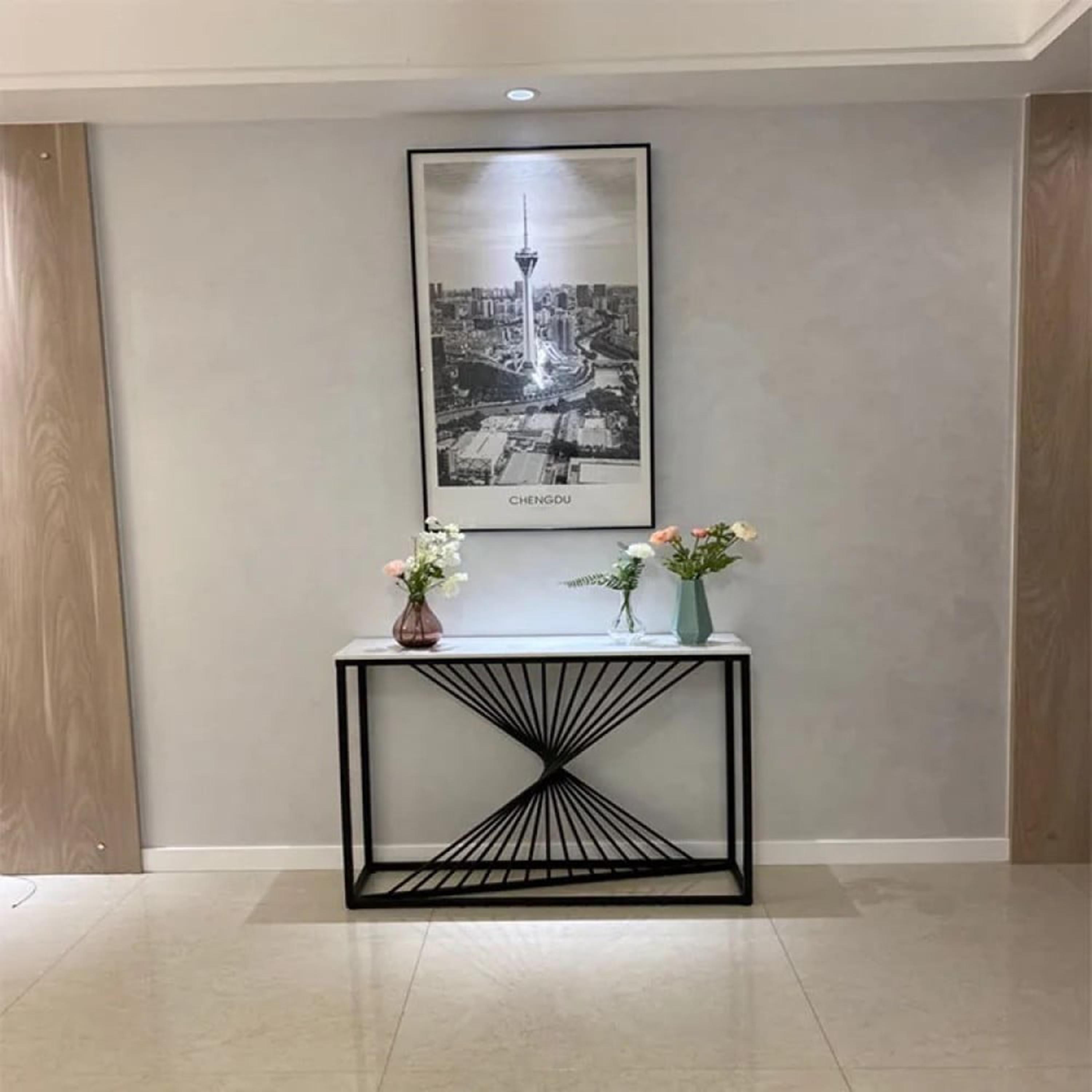 Marble Top Console Table-furniture-livingroom-consoletablesandmirrors-image-3