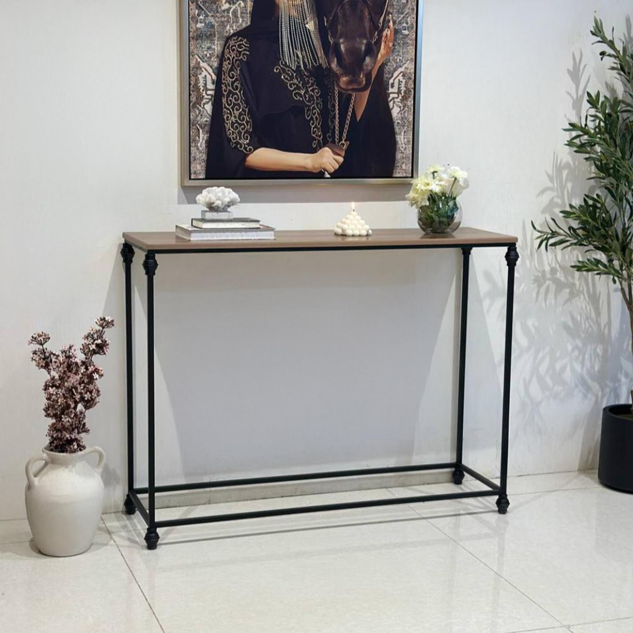 Wooden Top Console Table-furniture-livingroom-consoletablesandmirrors-image-2