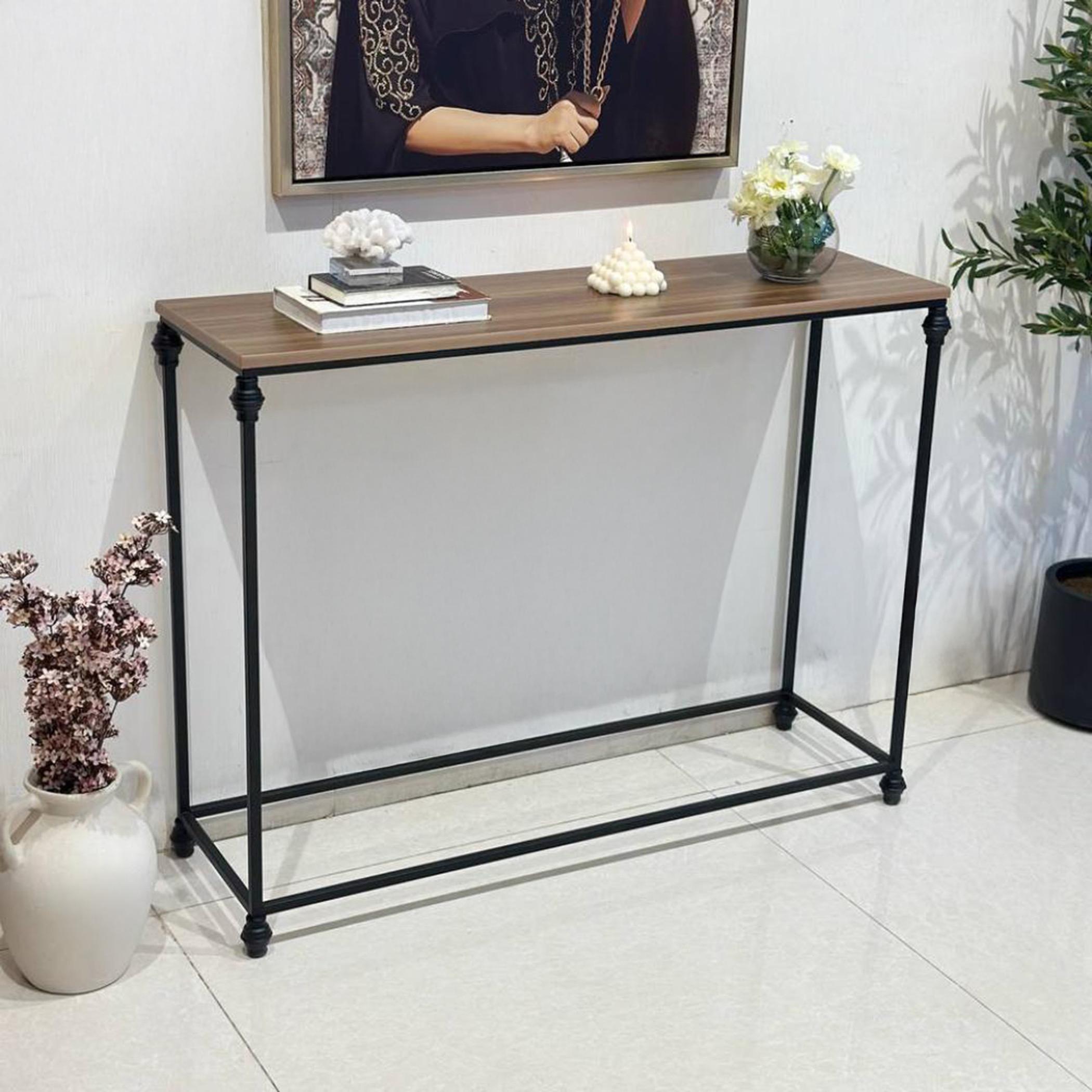 Wooden Top Console Table-furniture-livingroom-consoletablesandmirrors-image-3