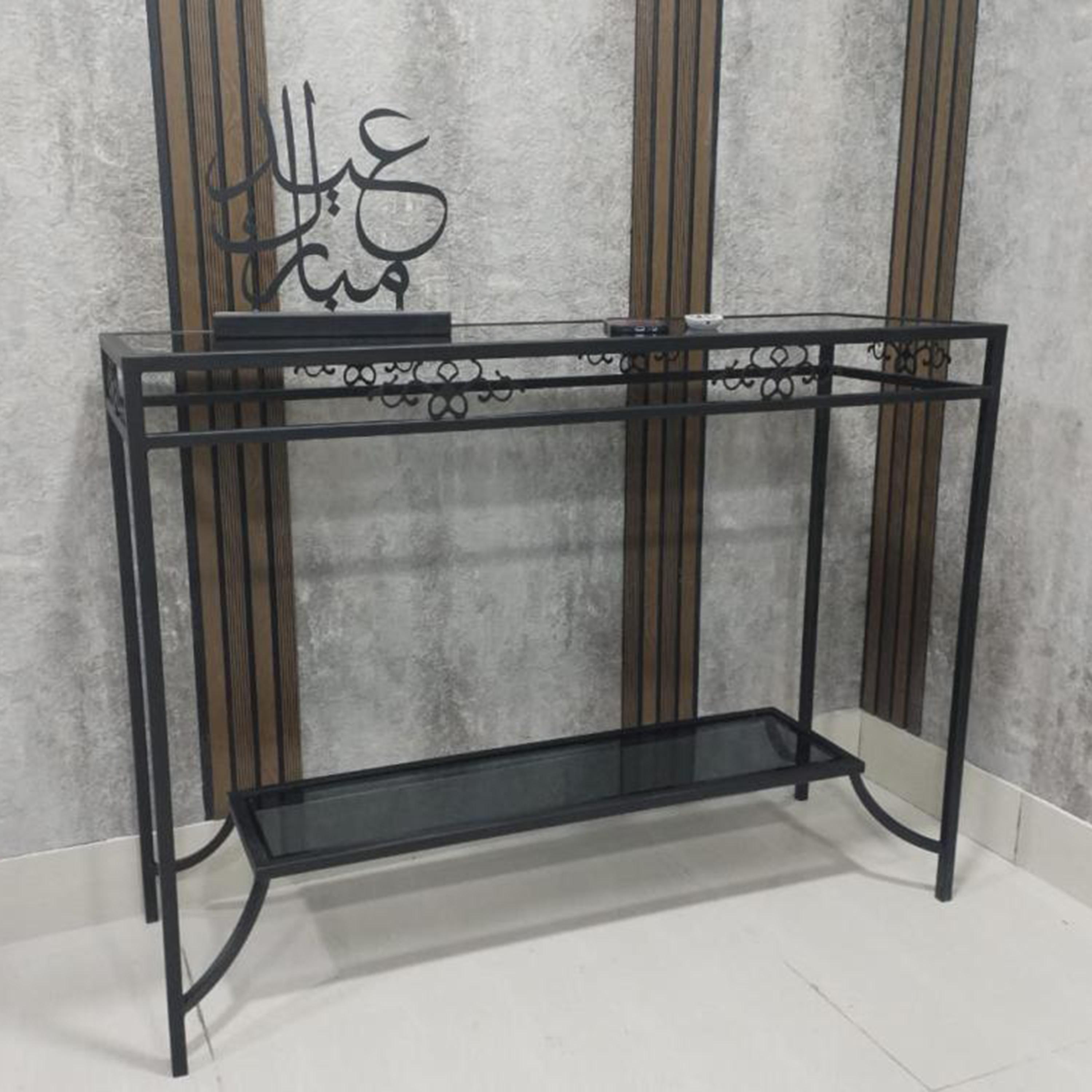 Glass Top Console Table-furniture-livingroom-consoletablesandmirrors-image-4