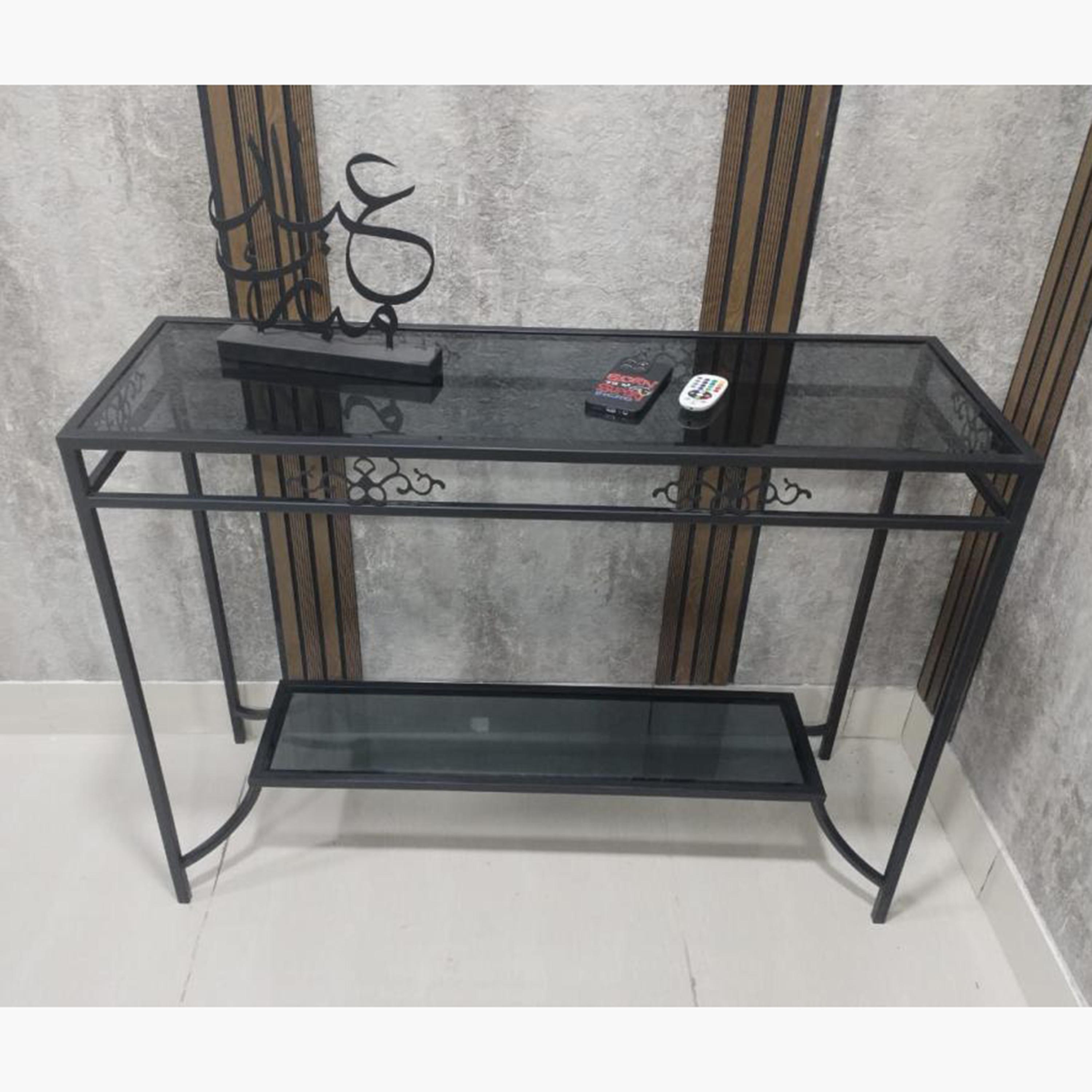 Glass Top Console Table-furniture-livingroom-consoletablesandmirrors-image-5