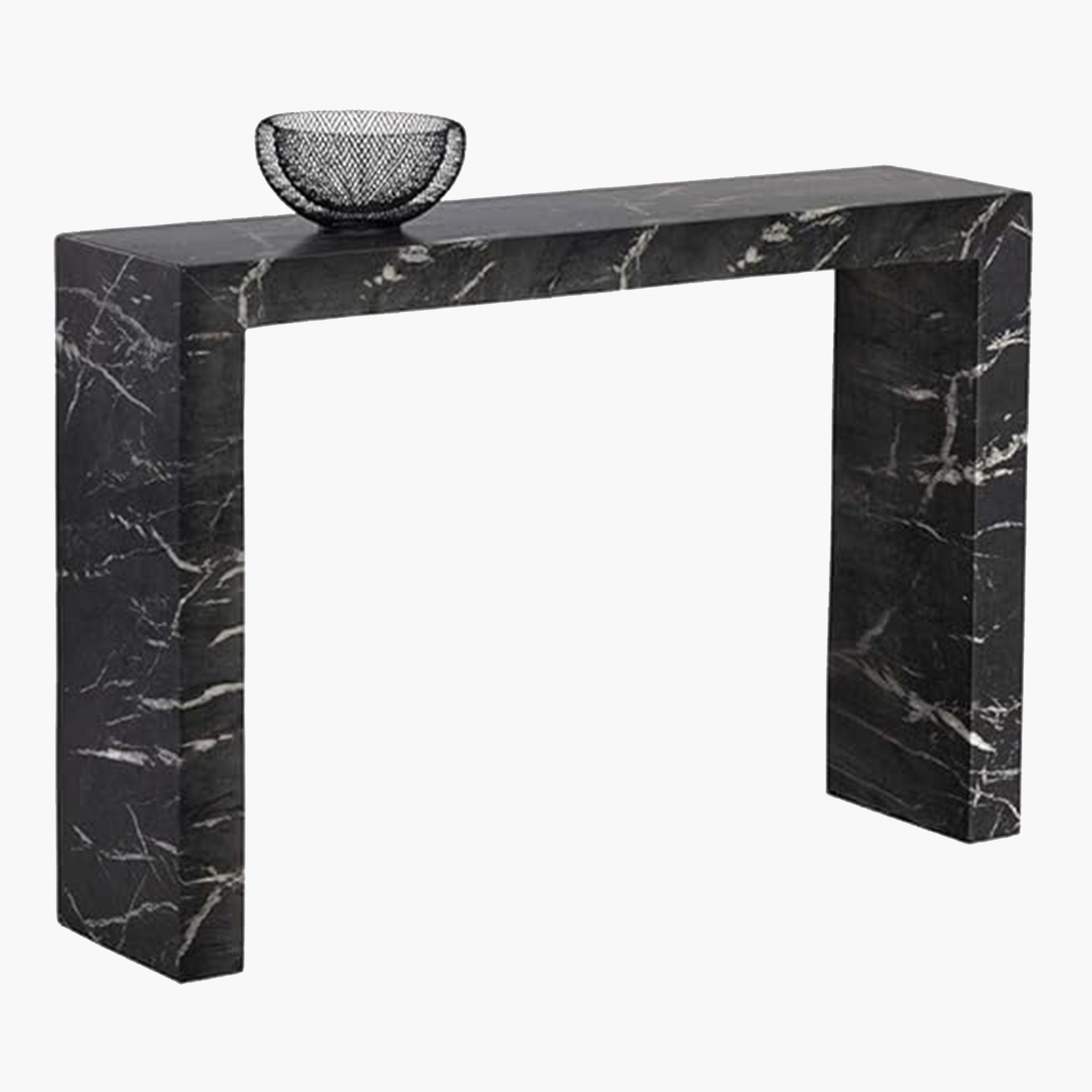 Wooden Top Console Table - 140x40x90 cms-furniture-livingroom-consoletablesandmirrors-image-3