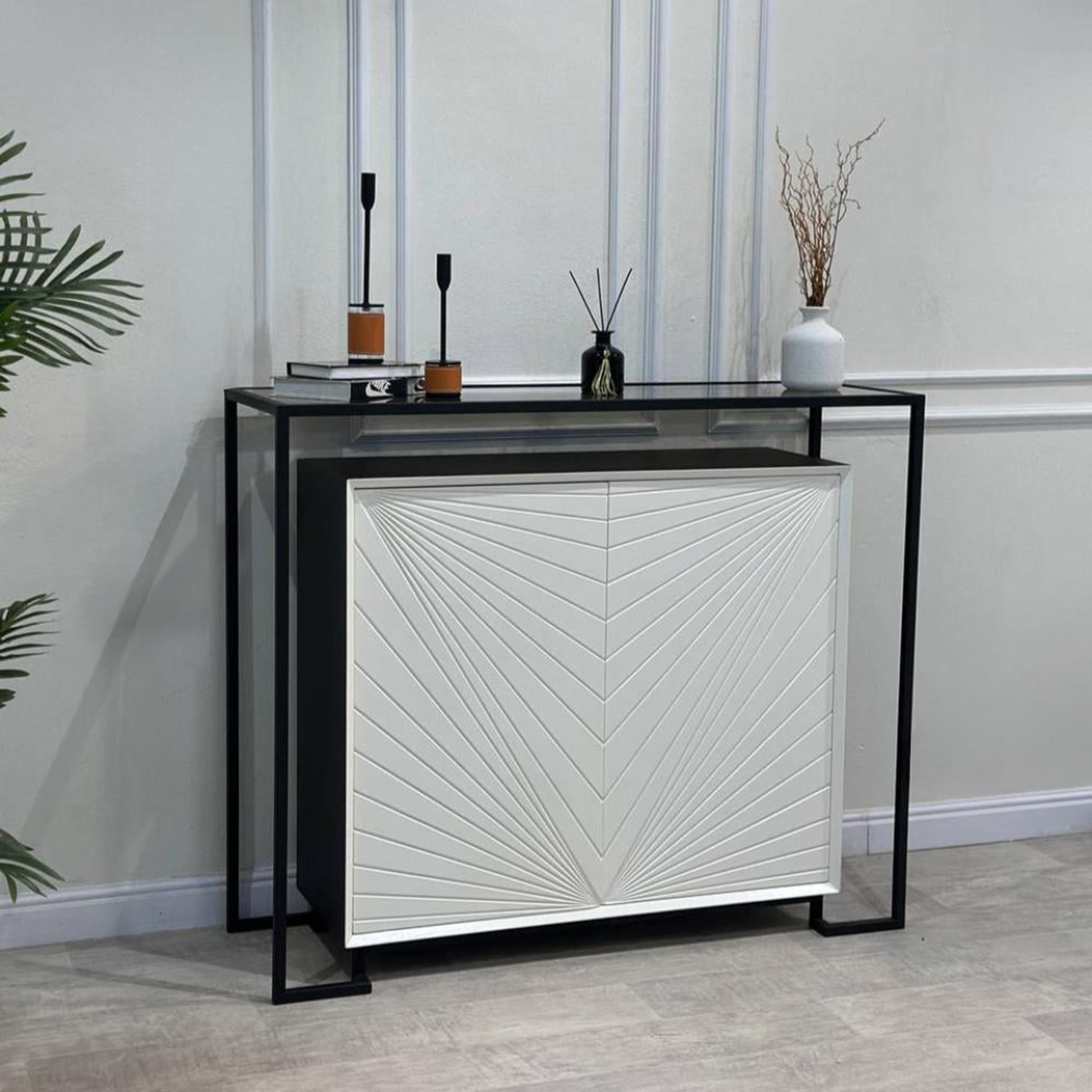 Glass Top Console Table-furniture-livingroom-consoletablesandmirrors-image-4