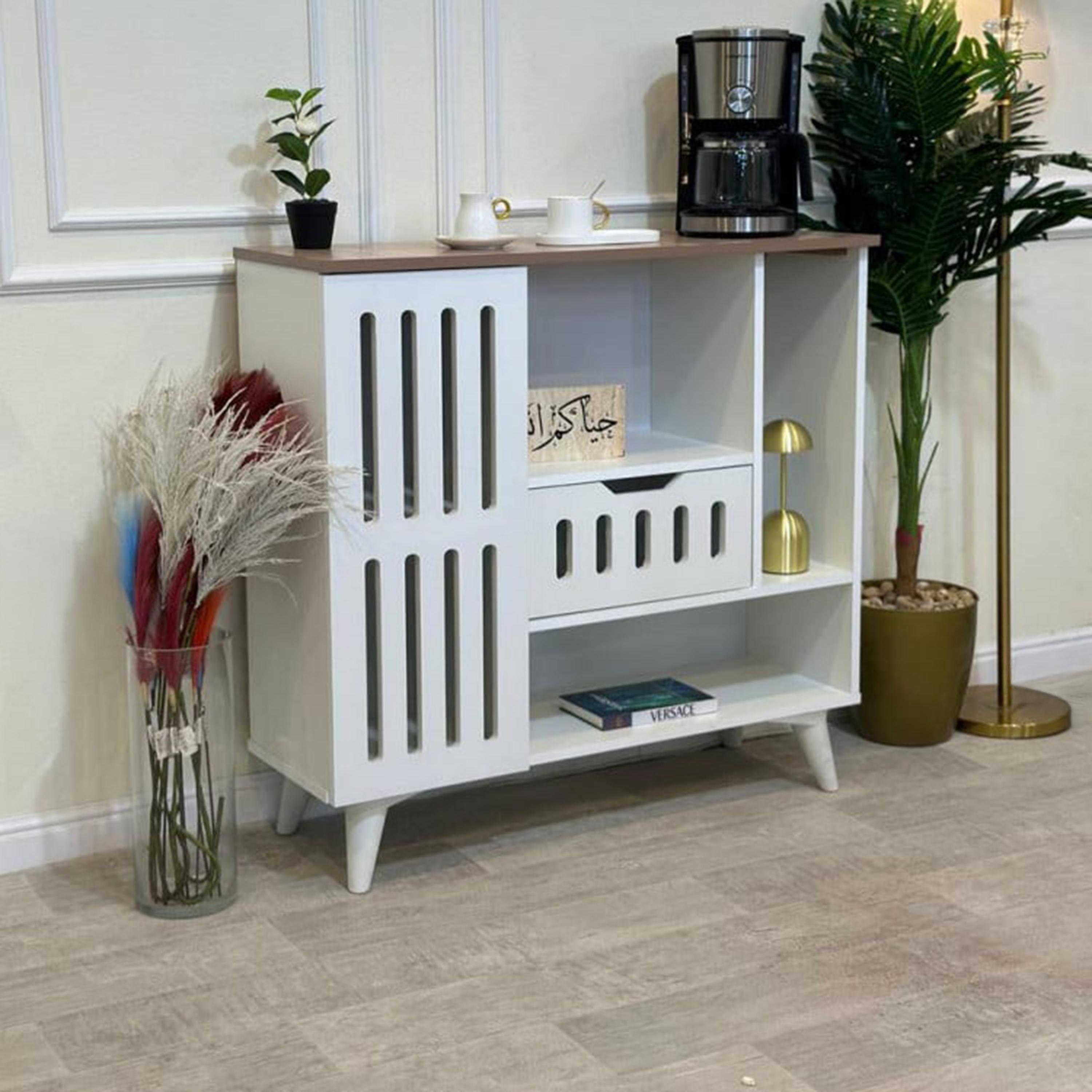 Wooden Storage Cabinet - 100x30x95 cms-furniture-livingroom-storageanddisplaycabinets-image-3