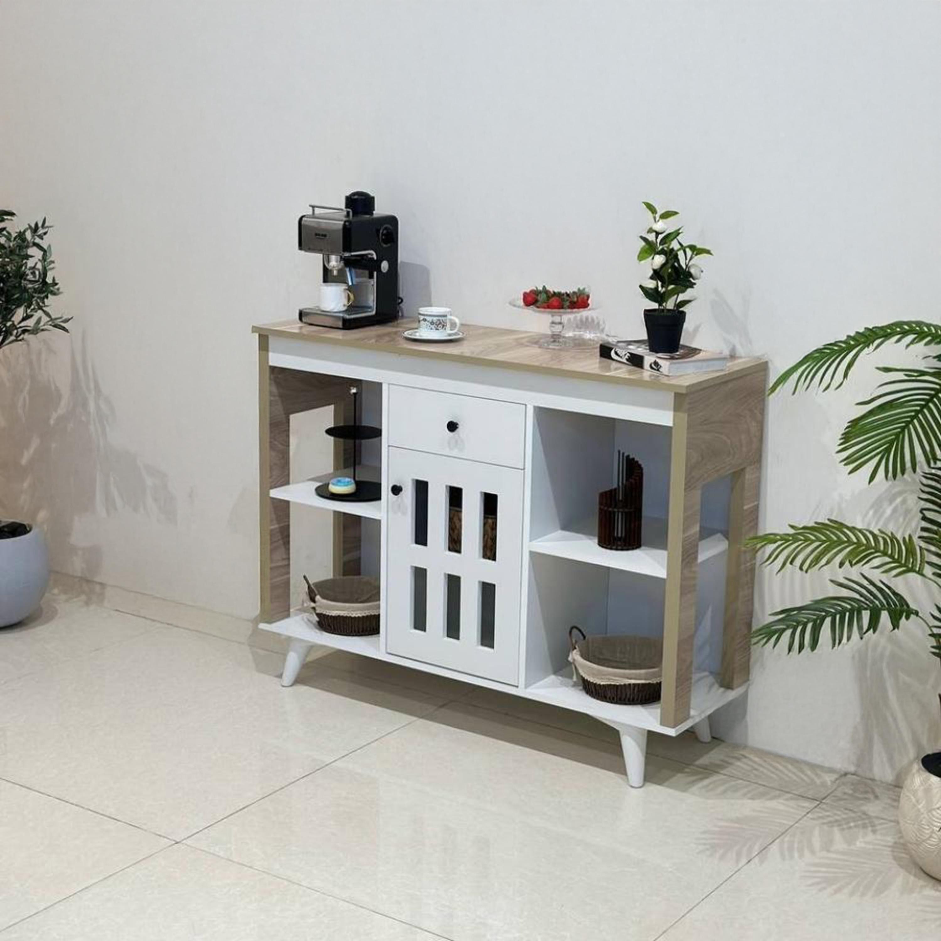 Wooden Storage Cabinet - 122x40x94 cms-furniture-livingroom-storageanddisplaycabinets-image-2