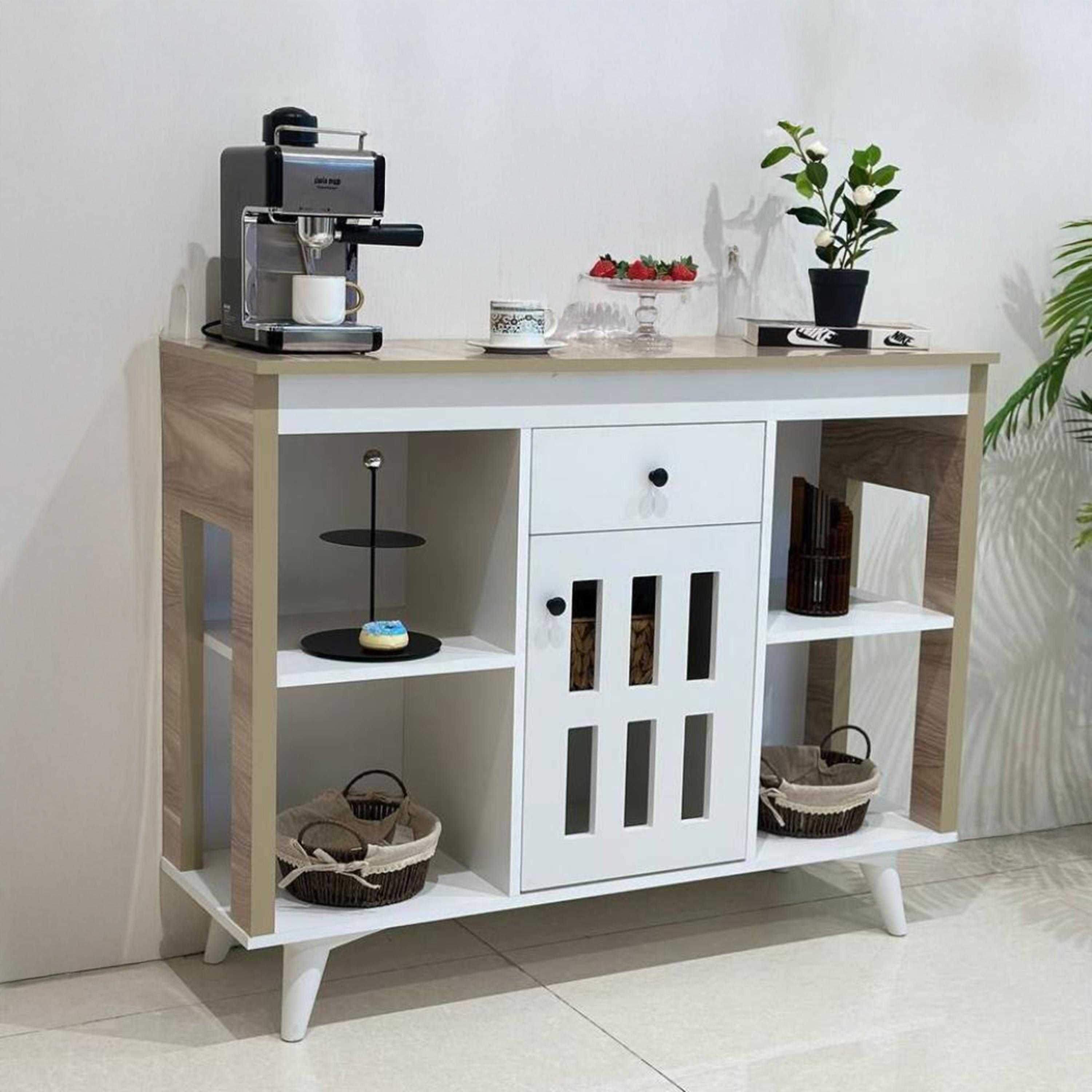 Wooden Storage Cabinet - 122x40x94 cms-furniture-livingroom-storageanddisplaycabinets-image-3