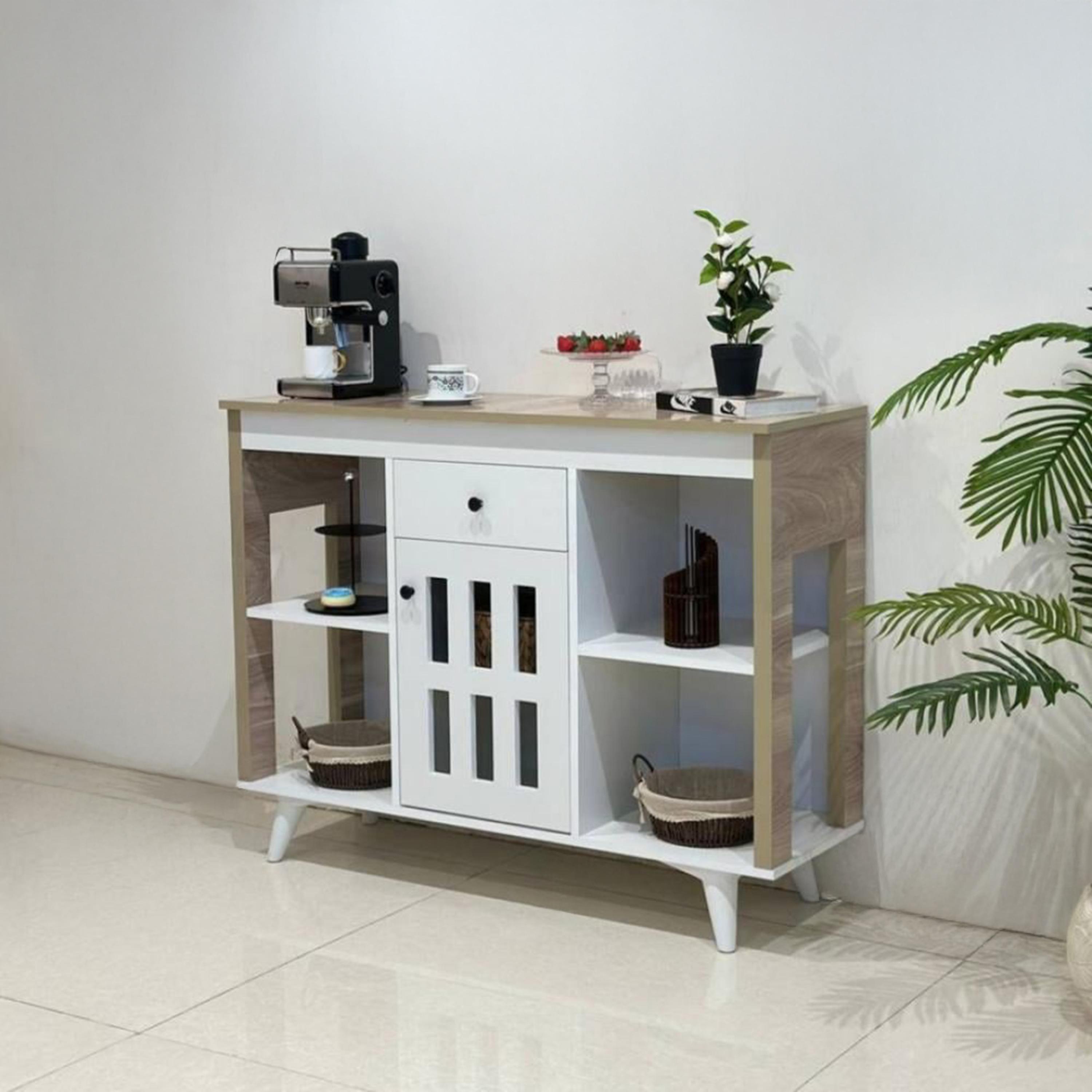 Wooden Storage Cabinet - 122x40x94 cms-furniture-livingroom-storageanddisplaycabinets-image-4