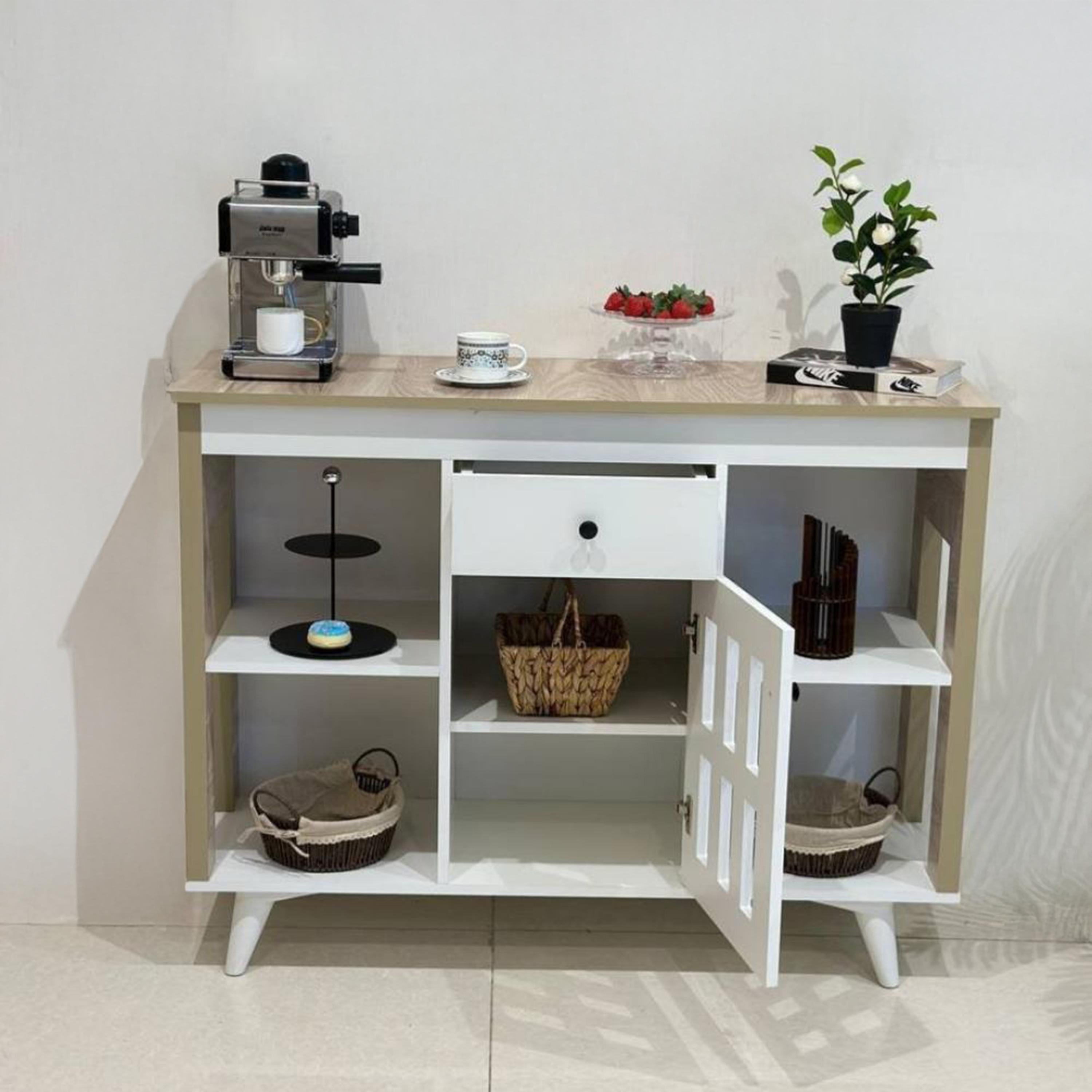 Wooden Storage Cabinet - 122x40x94 cms-furniture-livingroom-storageanddisplaycabinets-image-5