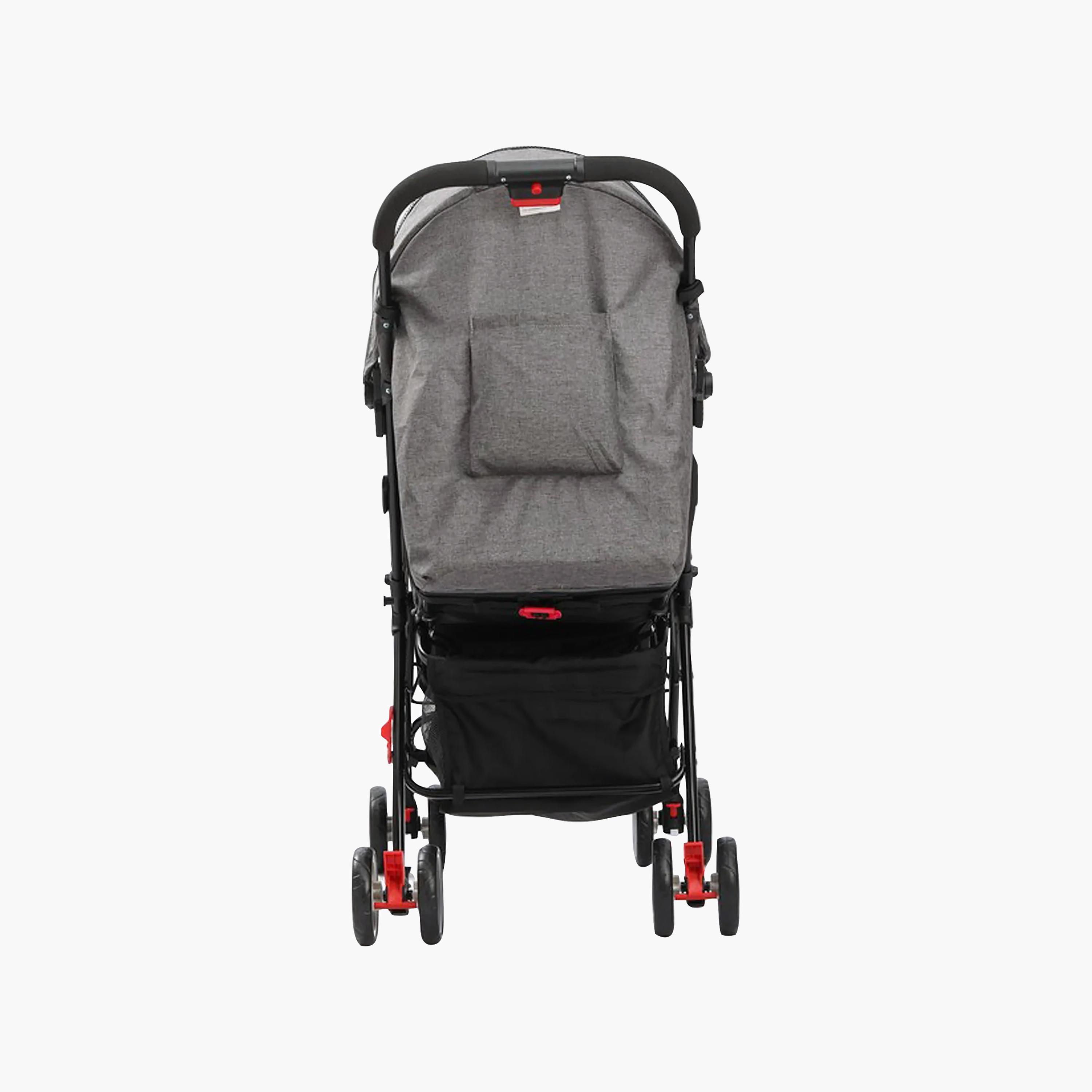 Hababy Auto Fold Stroller with Canopy - Black-baby-gear-strollersandprams-strollers-image-10