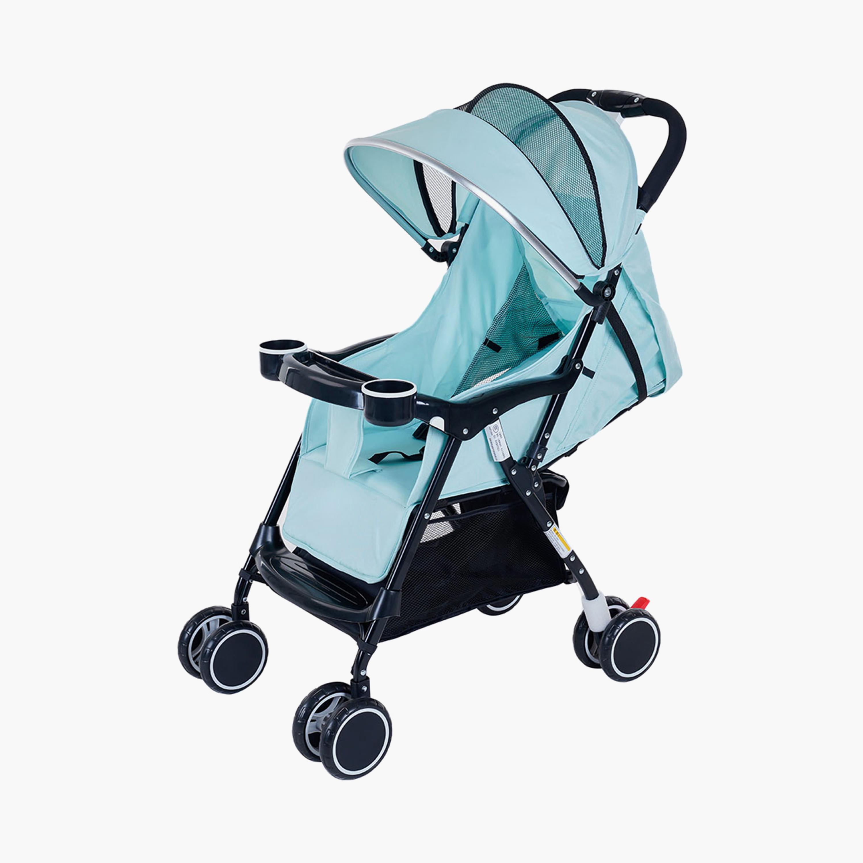 عربة أطفال محمولة خفيفة الوزن سهلة الطي أخضر تيفاني من يوني كيو-baby-gear-strollersandprams-strollers-image-1