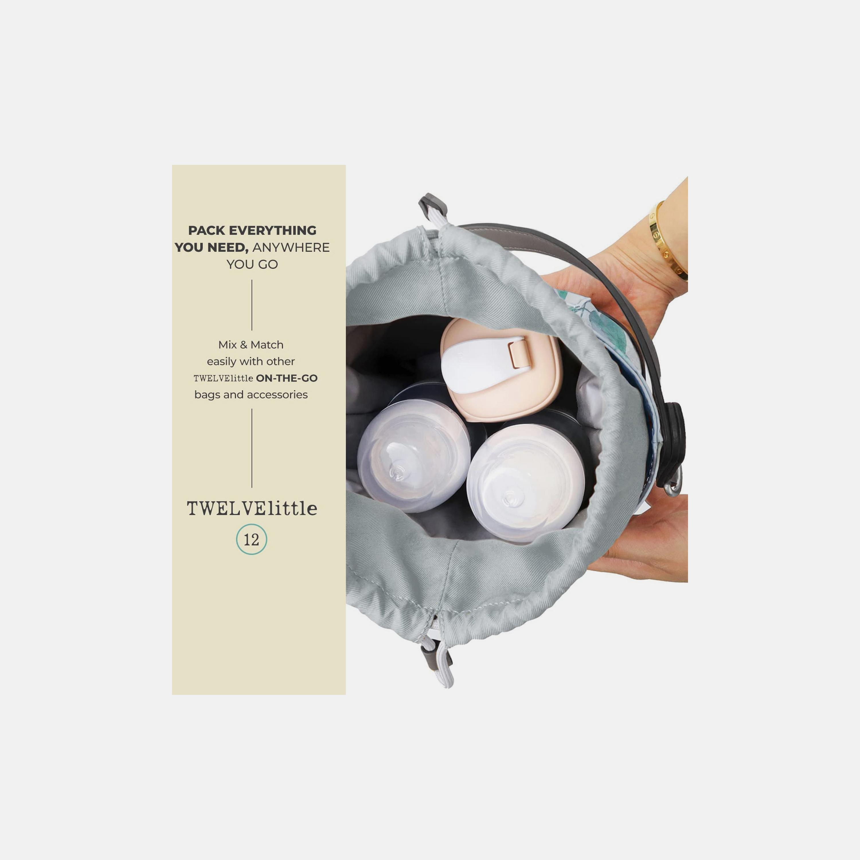TWELVElittle Summer & Beach Water-Resistant Insulated Bottle Bag - Leaf-baby-feeding-feedingbottles-bottlecovers-image-4