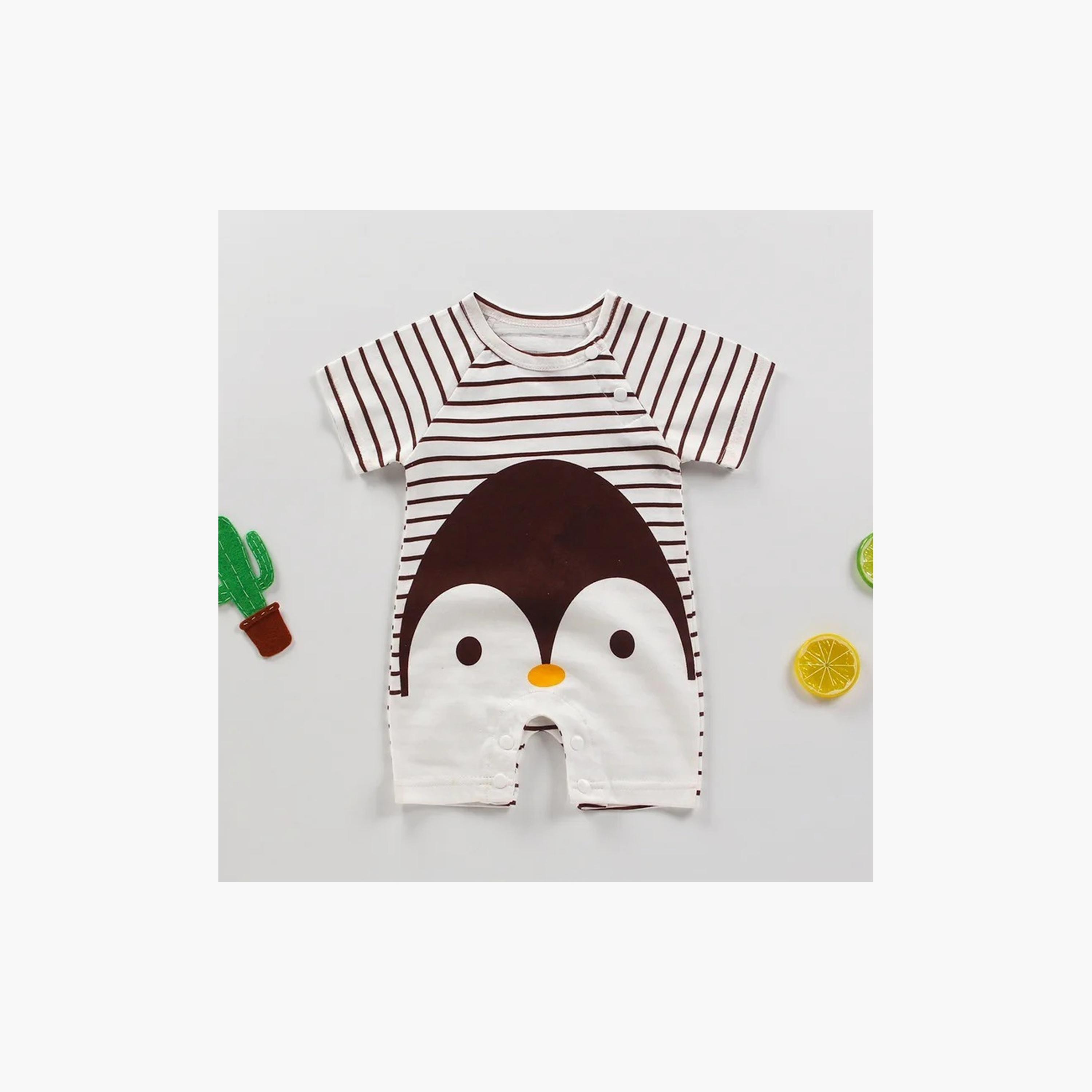 Kinder Valley 2-Piece Fox & Penguin Rompers-baby-boys-clothing-rompers-image-3
