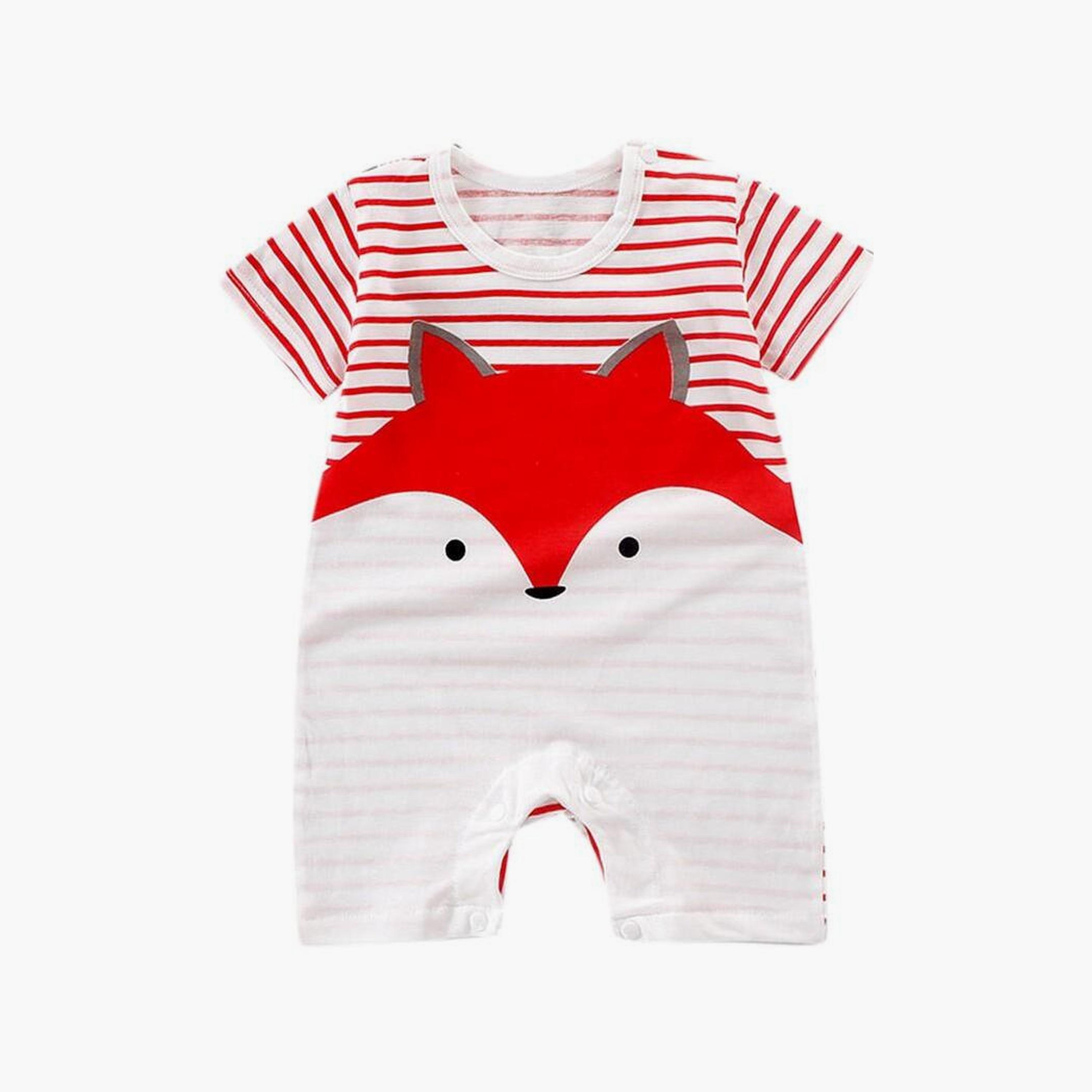 Kinder Valley 2-Piece Fox & Penguin Rompers-baby-boys-clothing-rompers-image-2