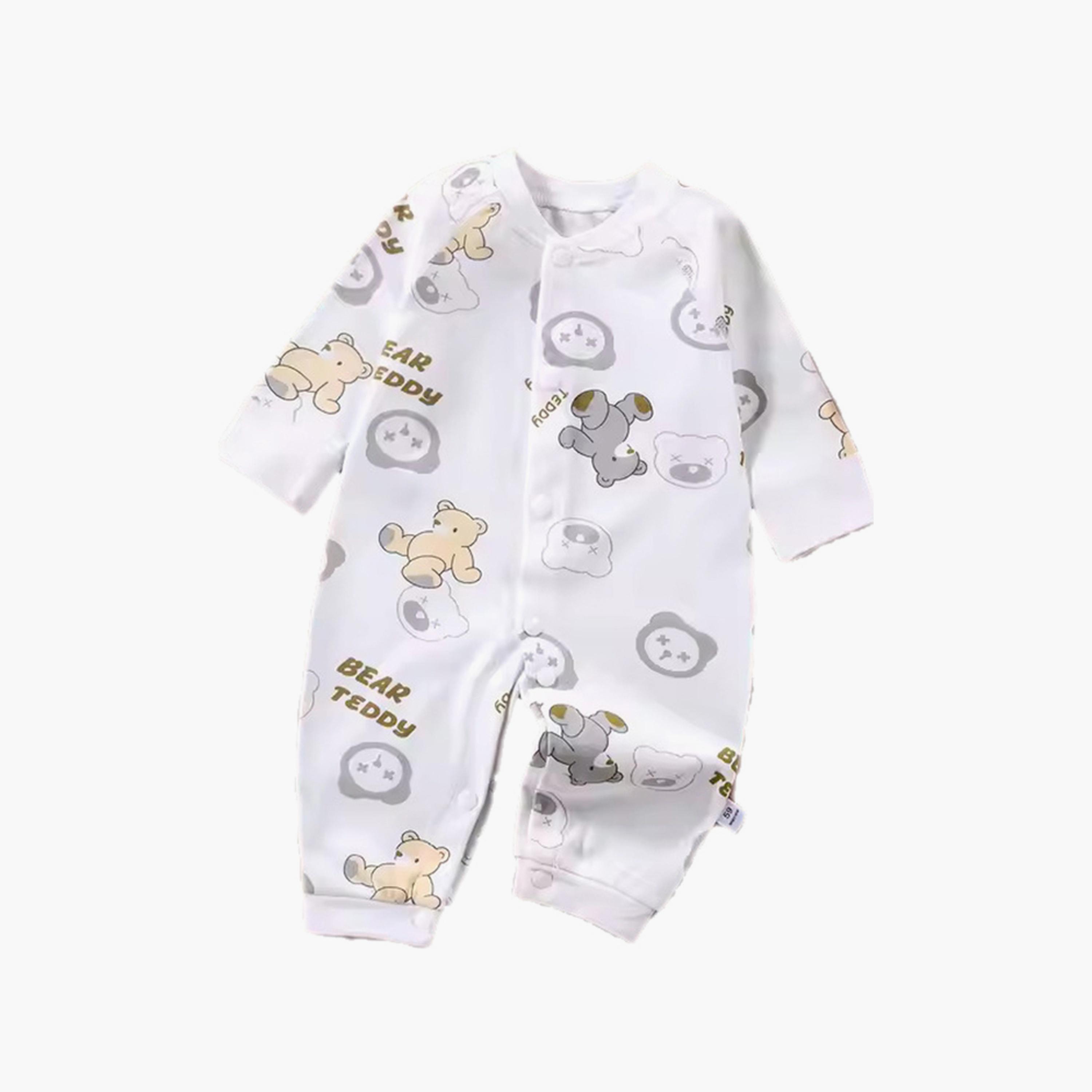 Kinder Valley 2-Piece Just For You & Teddy Print Rompers-baby-boys-clothing-rompers-image-2