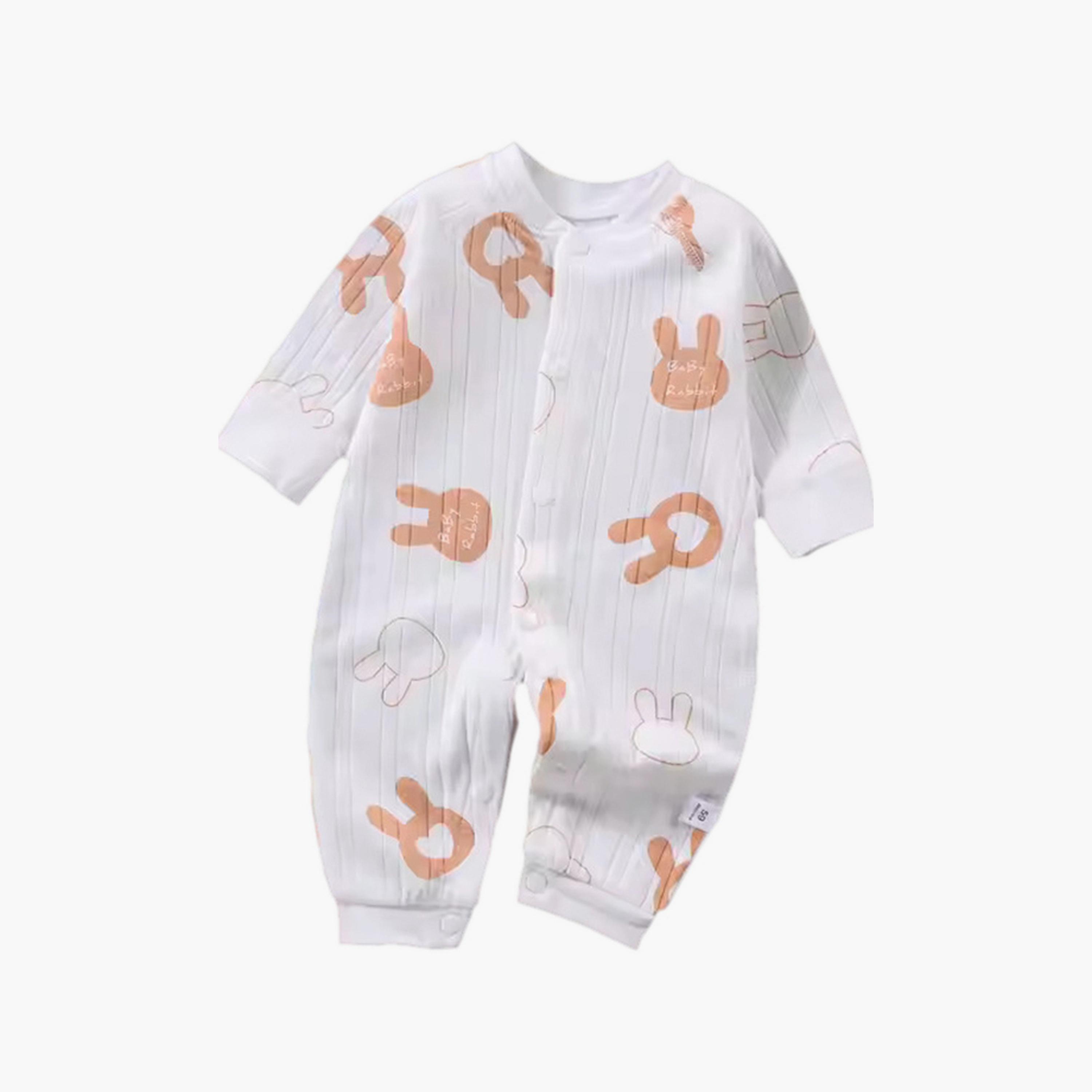 Kinder Valley 2-Piece Bunny & Just For You Print Rompers-baby-boys-clothing-rompers-image-2