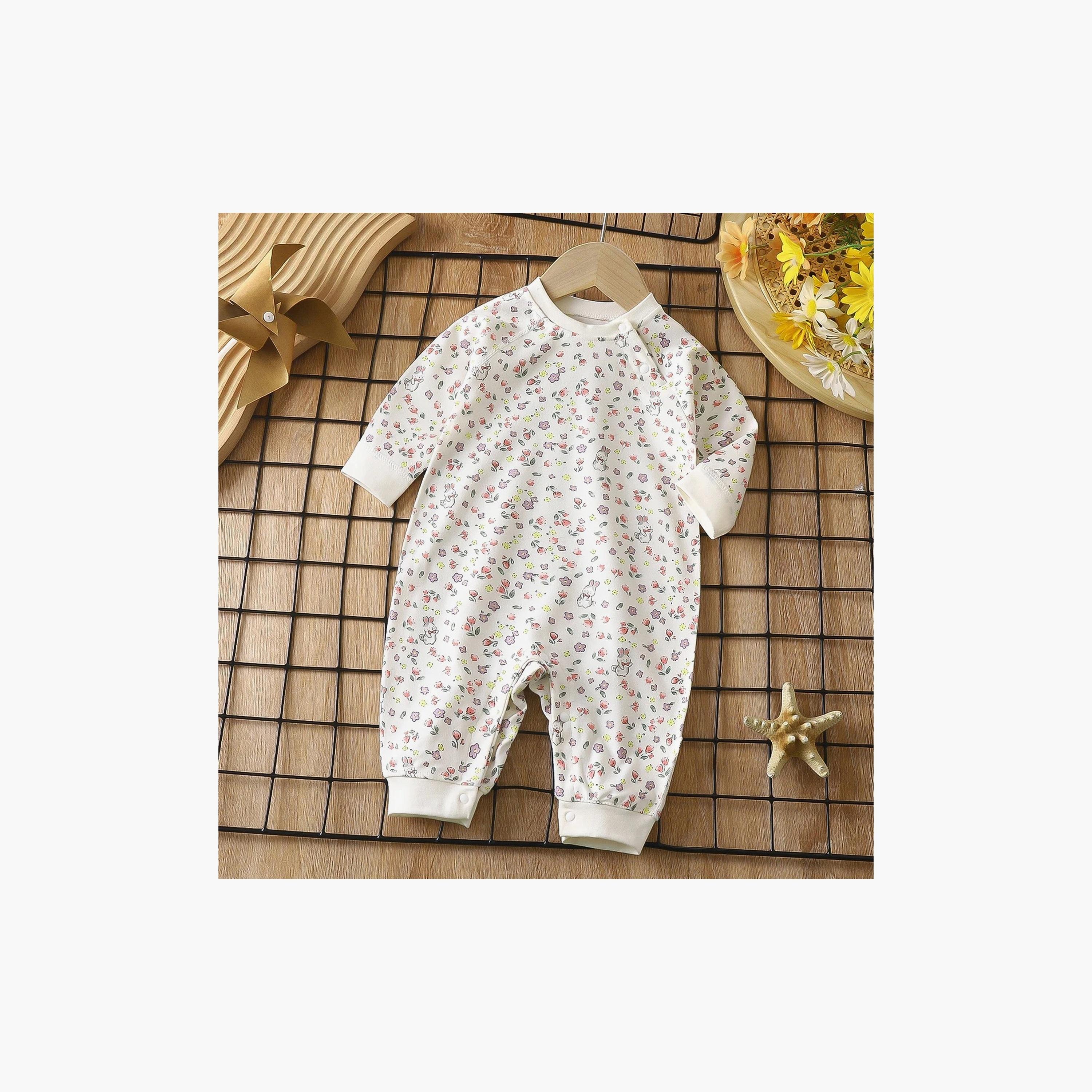 Kinder Valley 2-Piece In The Valley & Floral Print Rompers-baby-boys-clothing-rompers-image-3