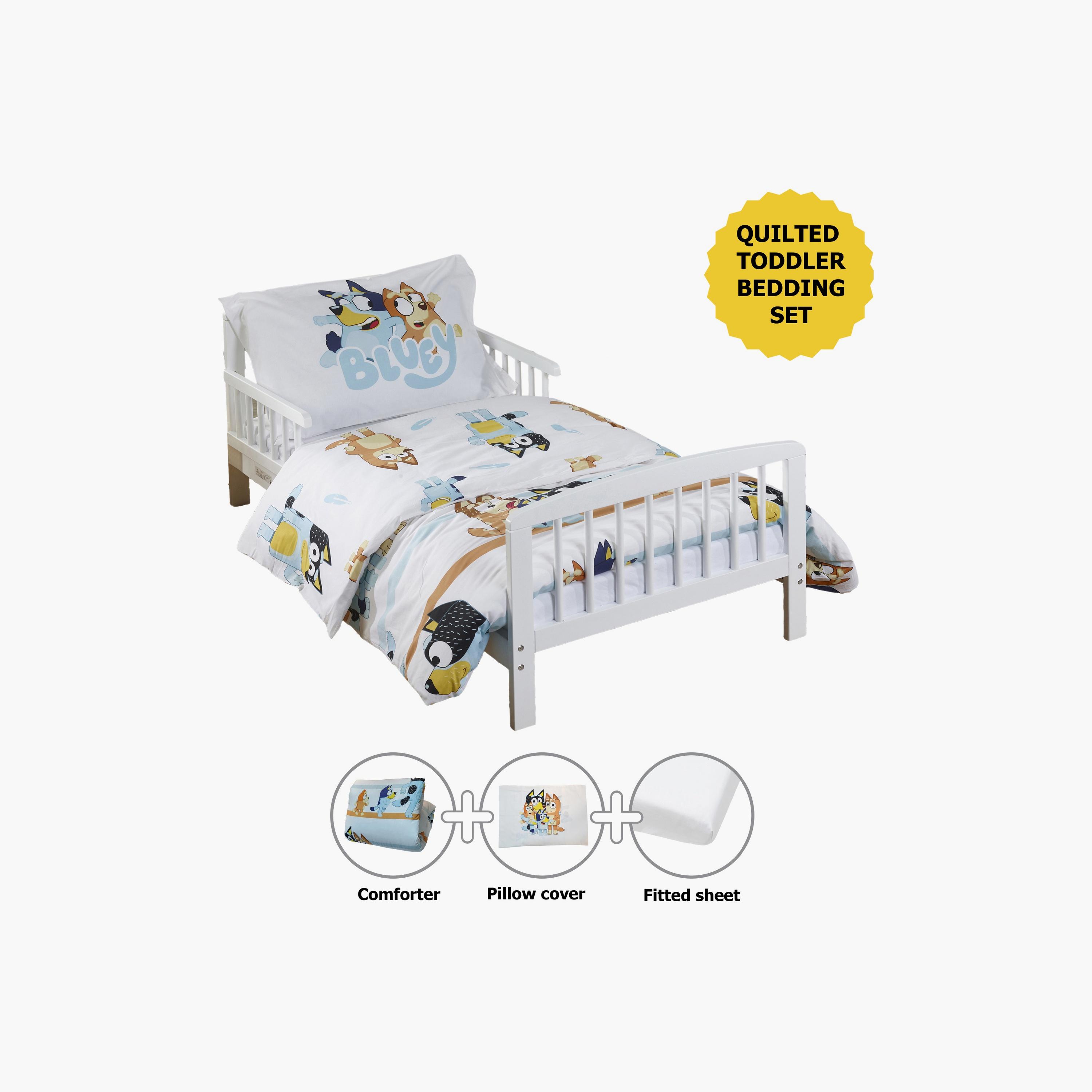 Kinder Valley 4-Piece Bluey Quilted Toddler Bedding Set-baby-nursery-babybedding-image-1