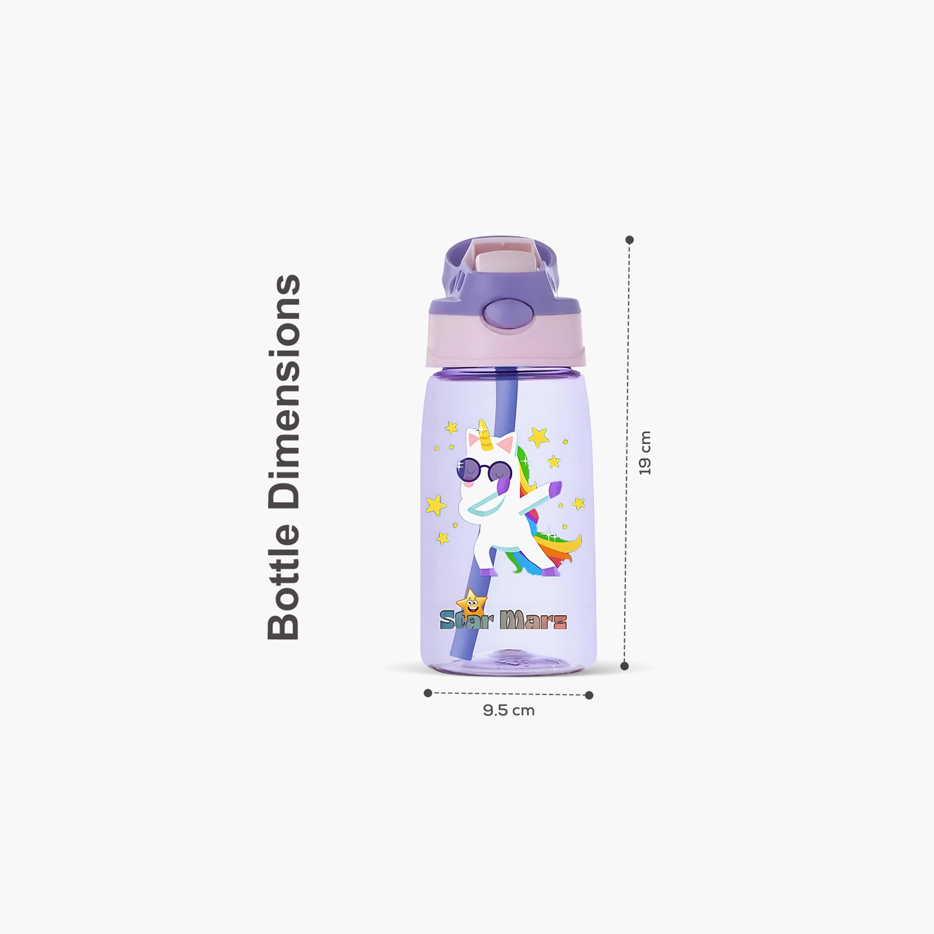زجاجة مياه مضادة للتسرب بطبعة كرتونية من ستارمارز - 480 مل - أرجواني-school-waterbottles-image-8