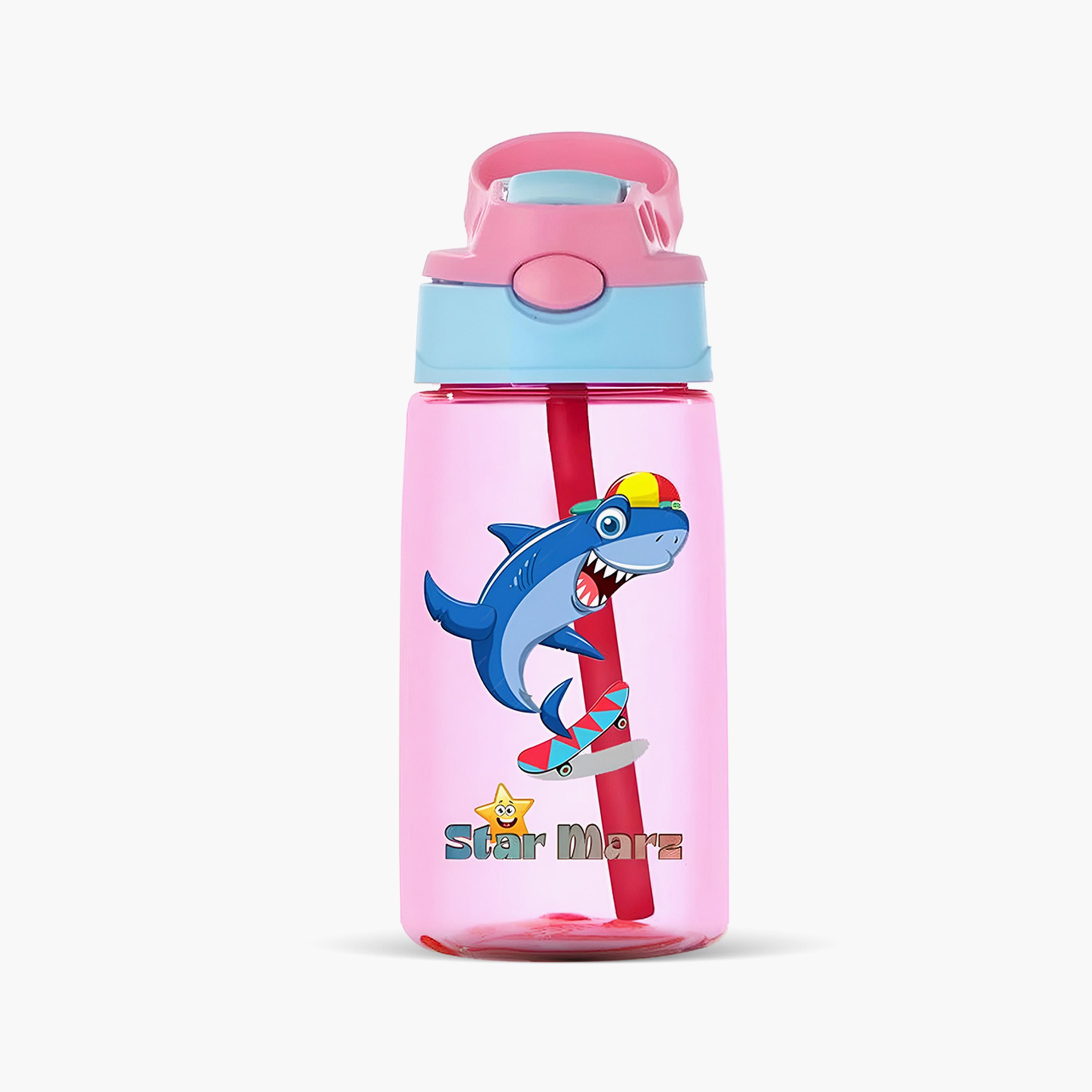 زجاجة مياه مضادة للتسرب بطبعة كرتونية من ستارمارز - 480 مل - وردي-school-waterbottles-image-1