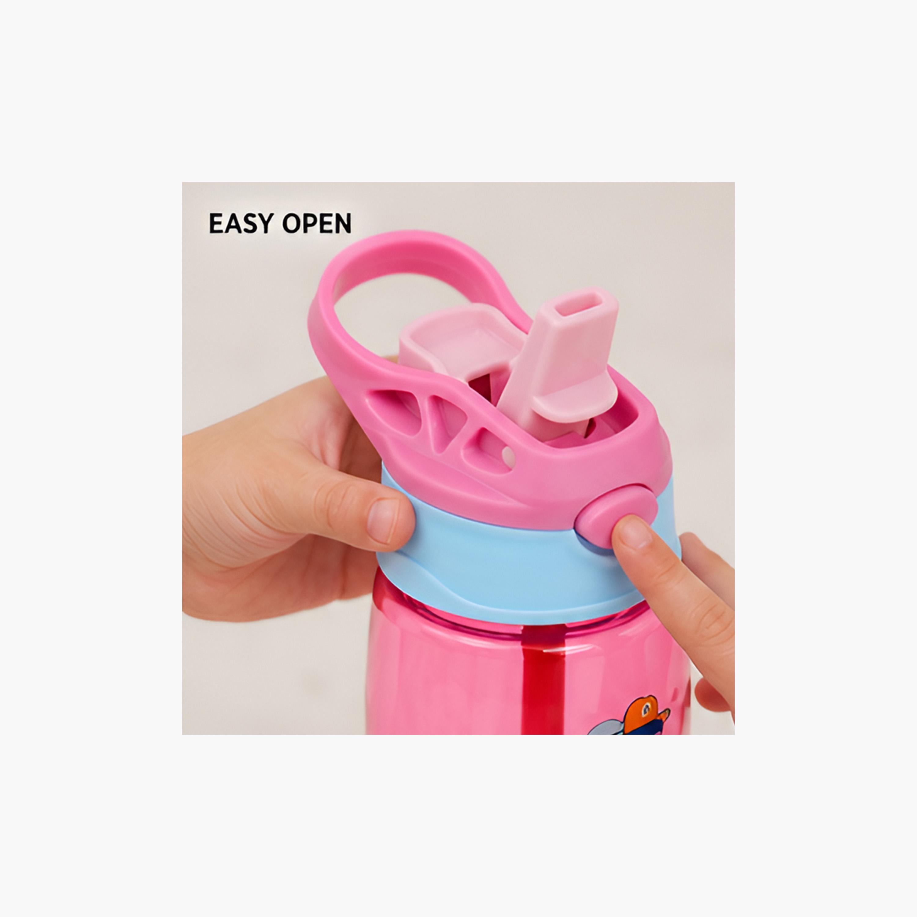 زجاجة مياه مضادة للتسرب بطبعة كرتونية من ستارمارز - 480 مل - وردي-school-waterbottles-image-2