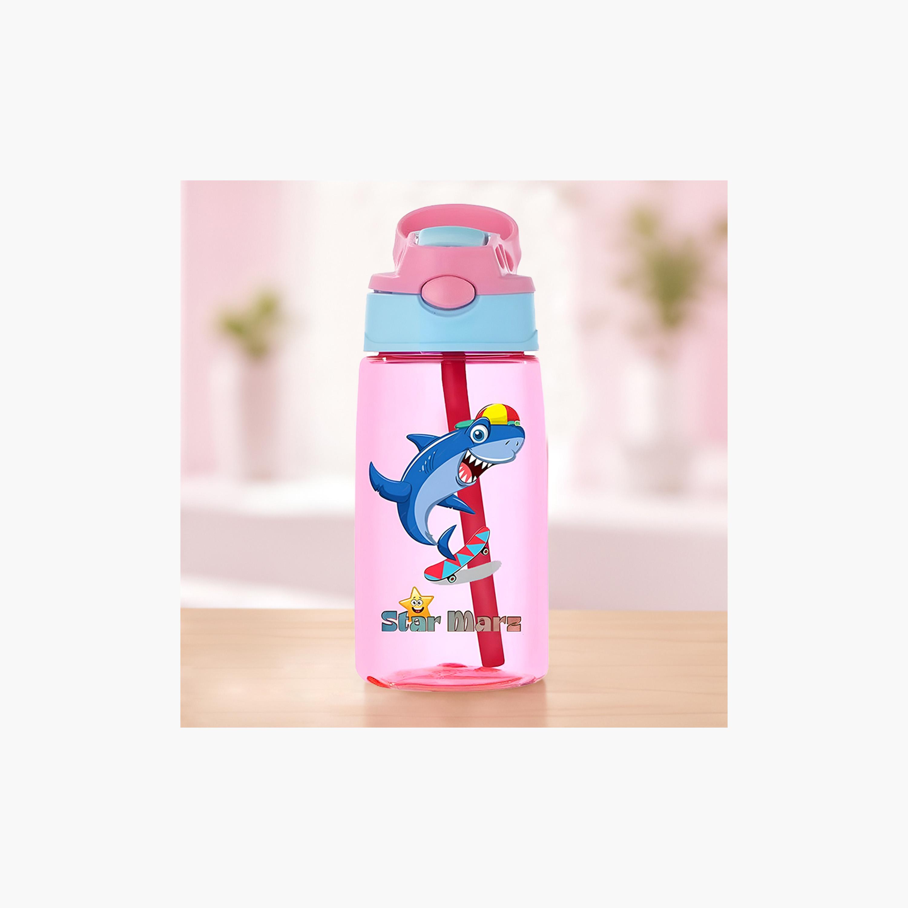 زجاجة مياه مضادة للتسرب بطبعة كرتونية من ستارمارز - 480 مل - وردي-school-waterbottles-image-6