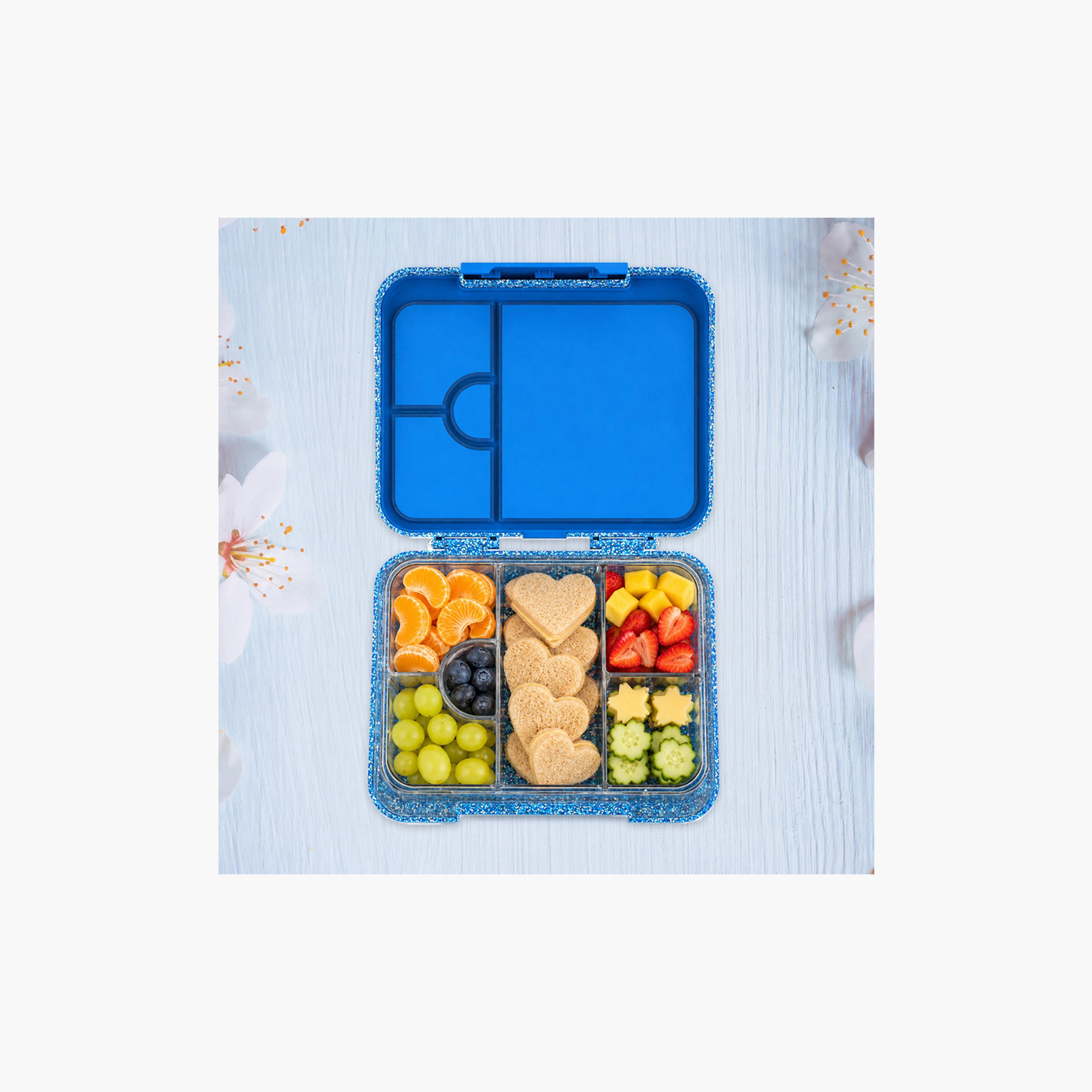 Starmarz Unicorn Bento Glitter Lunch Box ,4–6 Compartments, 1195ml Capacity, Sandwich Cutters, Fruit Pickers & Detachable Tray  Multicolor-school-lunchessentials-lunchboxes-image-7