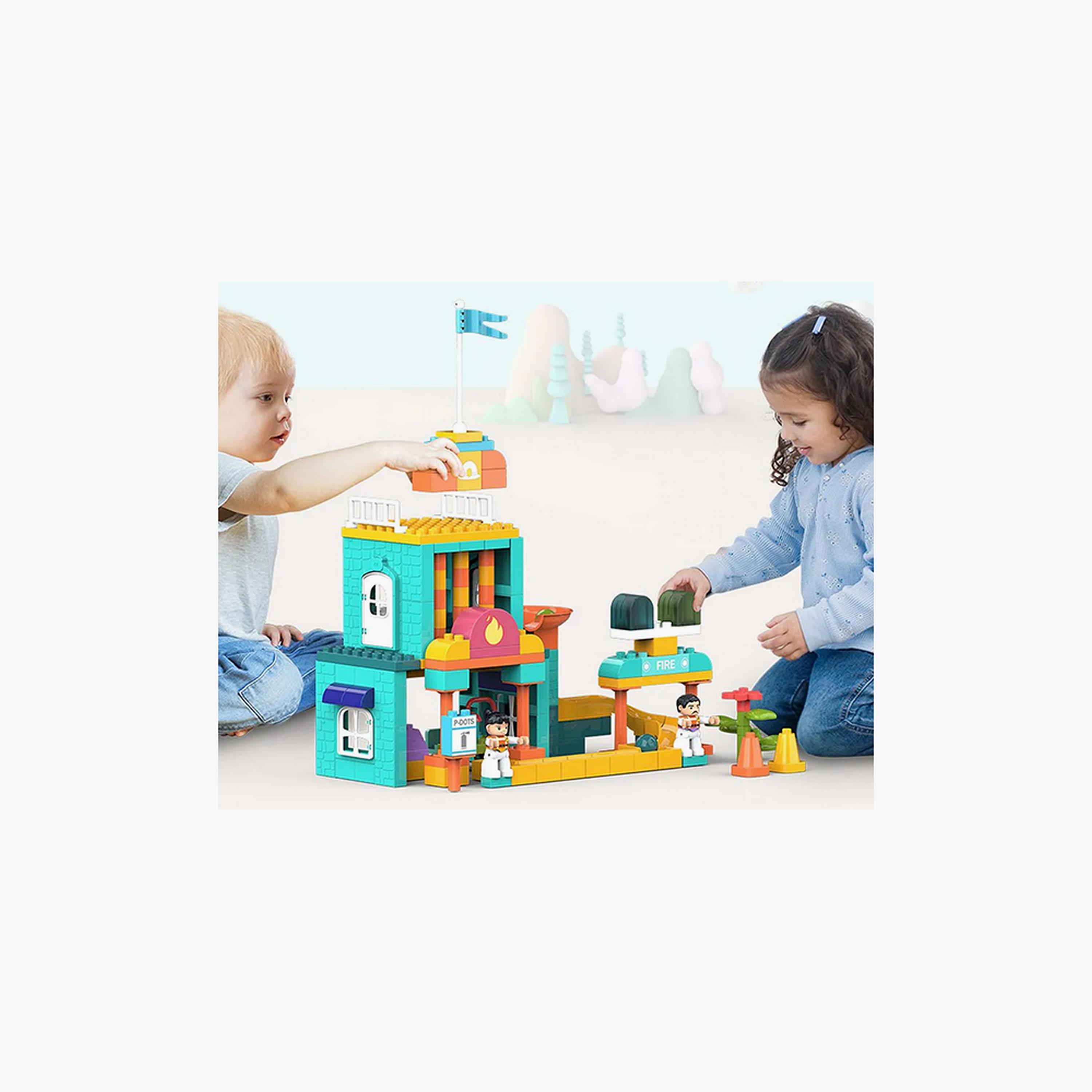 Starmarz 146 Pcs Building Blocks Table Set , Multicolor-toys-buildingblocks-blocks-image-3