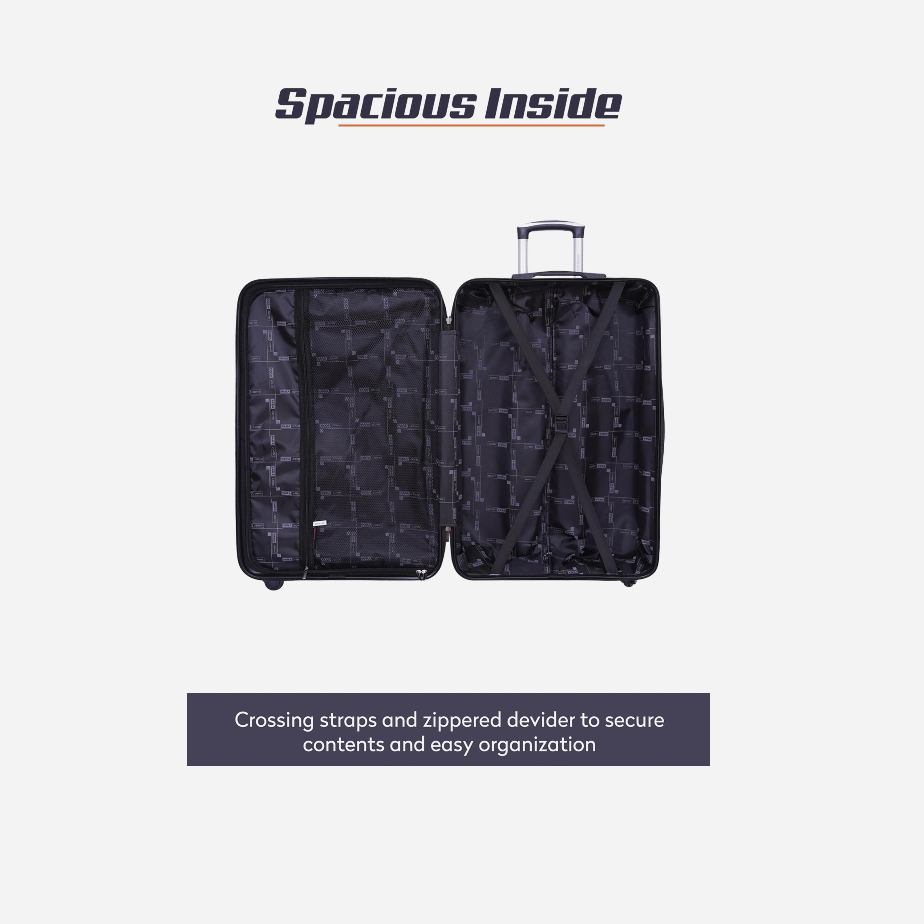 Para John Matrix 69 CM Large Check-in ABS Hard Sided 4-Wheeler Spinner Trolley Bag with TSA Lock-travel-luggagesandbags-luggage-image-24