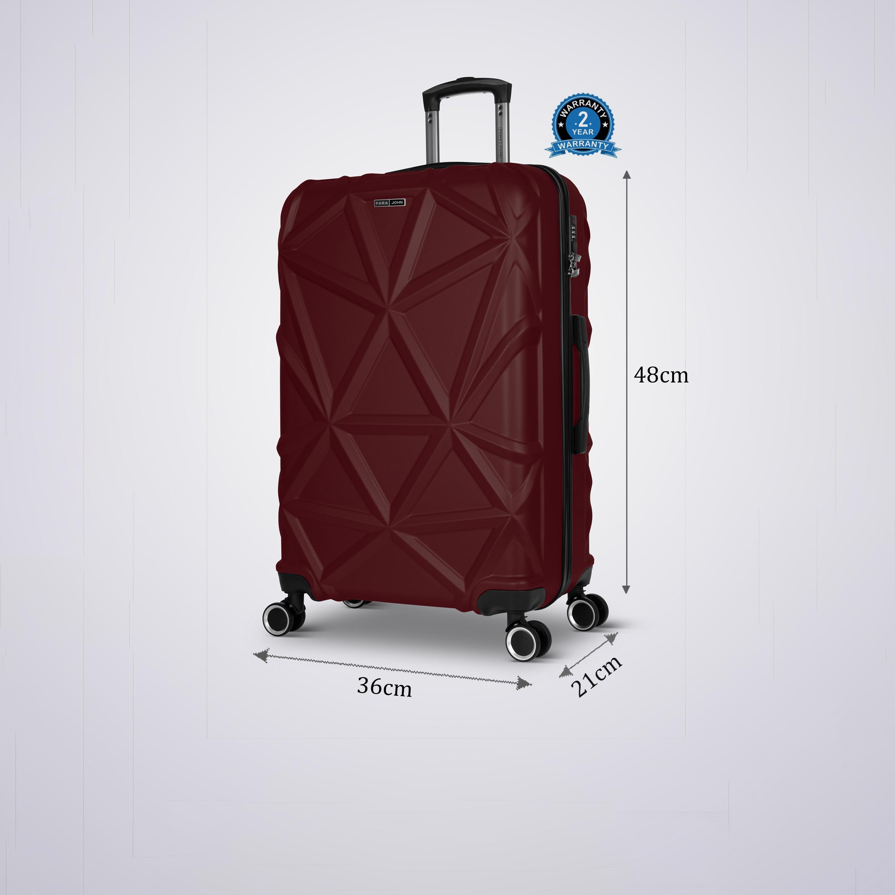 Para John Matrix 48 CM Small Cabin ABS Hard Sided 4-Wheeler Spinner Trolley Bag with TSA Lock-travel-luggagesandbags-luggage-image-20