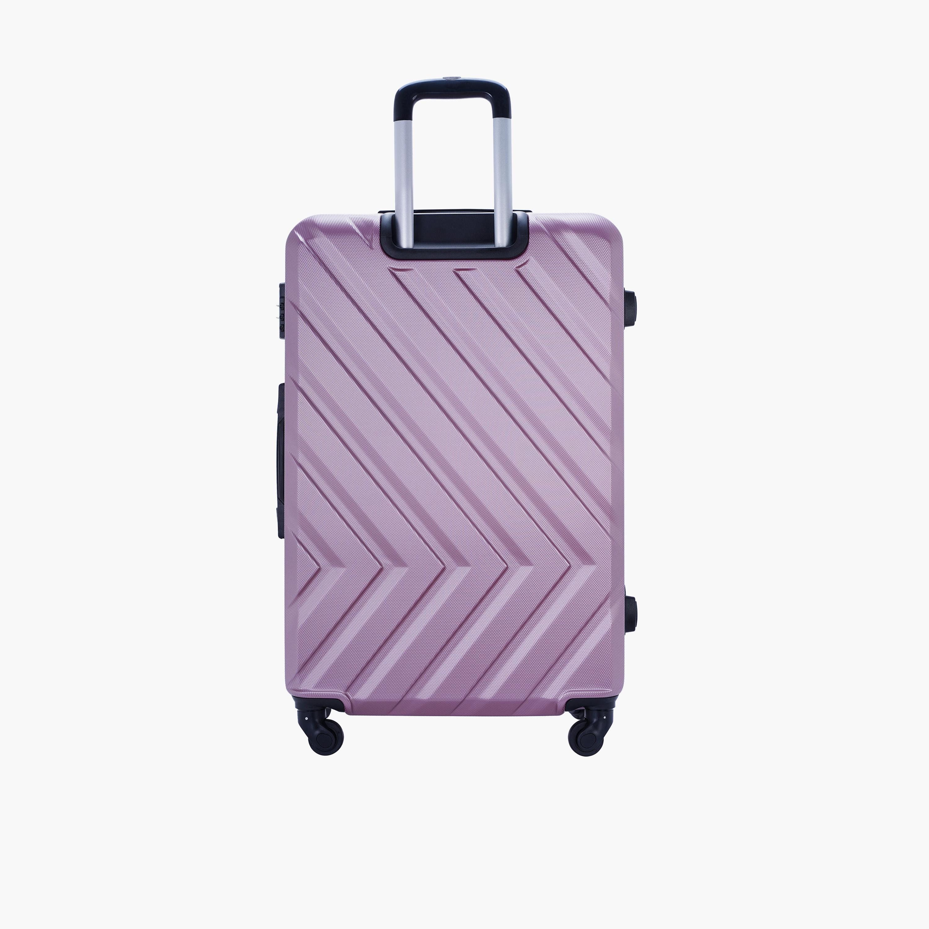 Para John Chevron 66 CM Medium Check-in ABS Hard Sided 4-Wheeler Spinner Trolley Bag with 3-digit combination lock-travel-luggagesandbags-luggage-image-7
