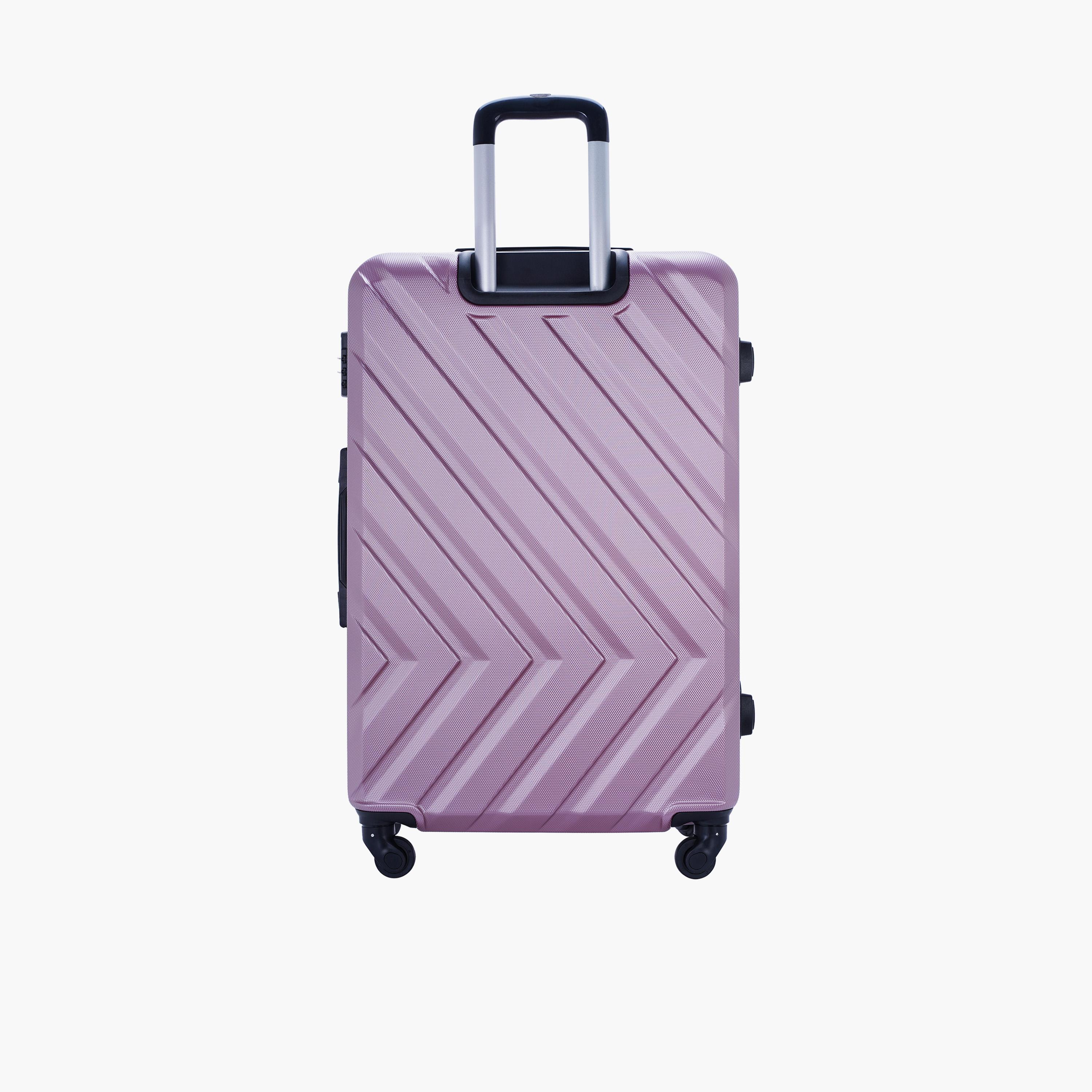 Para John Chevron 76 CM Large Check-in ABS Hard Sided 4-Wheeler Spinner Trolley Bag with 3-digit combination lock-travel-luggagesandbags-luggage-image-7